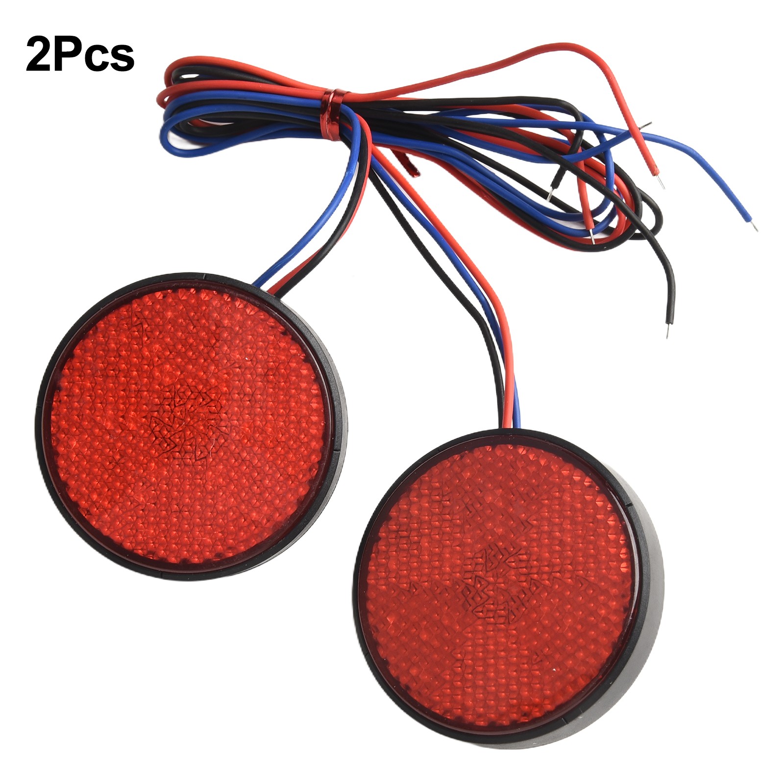 High Visibility 12V Round LED Tail Light Set for Vehicles and Scooters - Picture 13 of 24