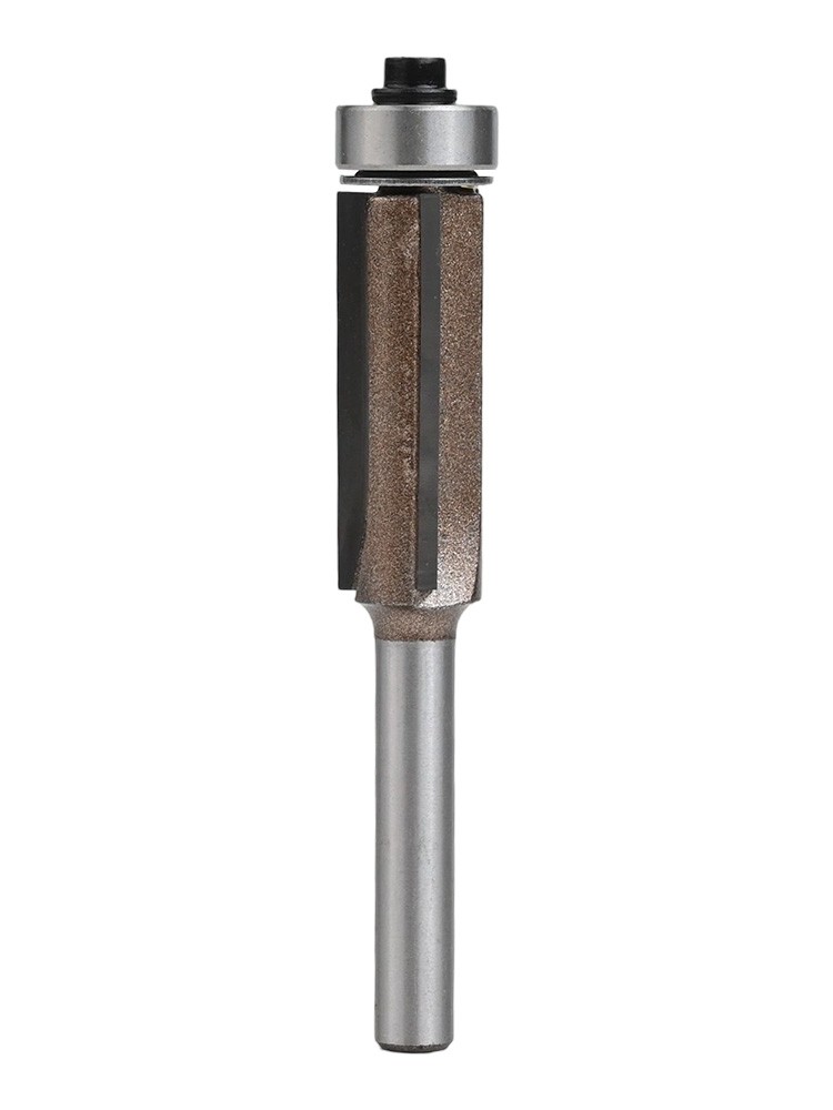 Closed Bearing Roller Design on 6mm Trim Router Bit for Precision Work