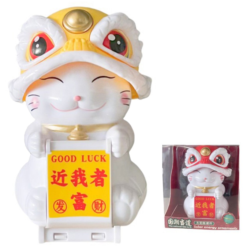 Solar Powered Charming Nodding Cat Decoration for Enhanced Mood and Energy - Picture 19 of 19