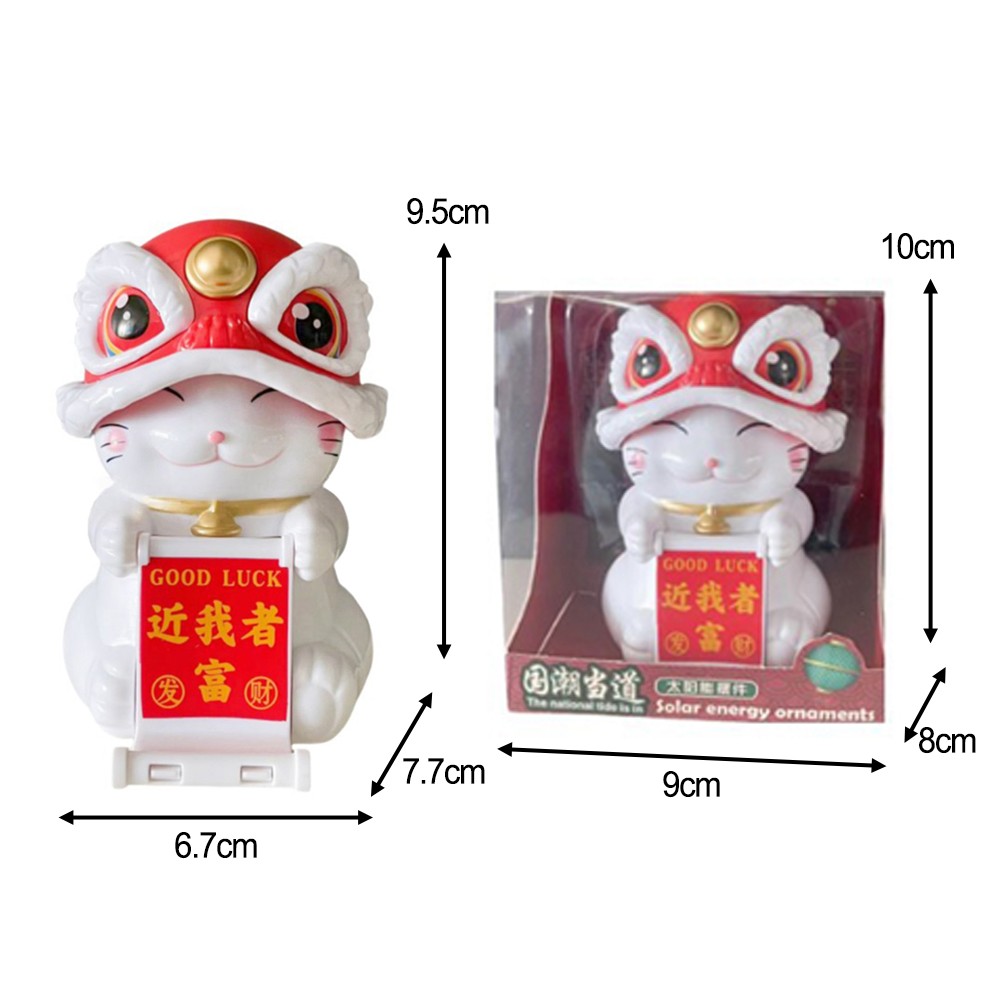 Solar Powered Charming Nodding Cat Decoration for Enhanced Mood and Energy - Picture 16 of 19