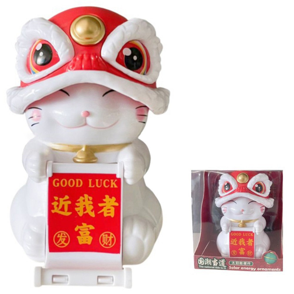Solar Powered Charming Nodding Cat Decoration for Enhanced Mood and Energy - Picture 15 of 19
