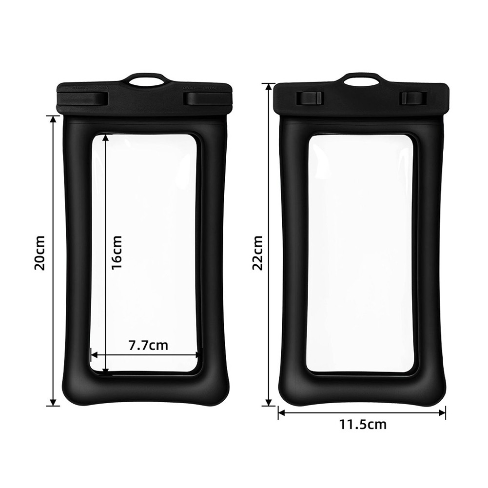 Hiking Ready Lightweight Waterproof Mobile Bag with Snap Closure Design