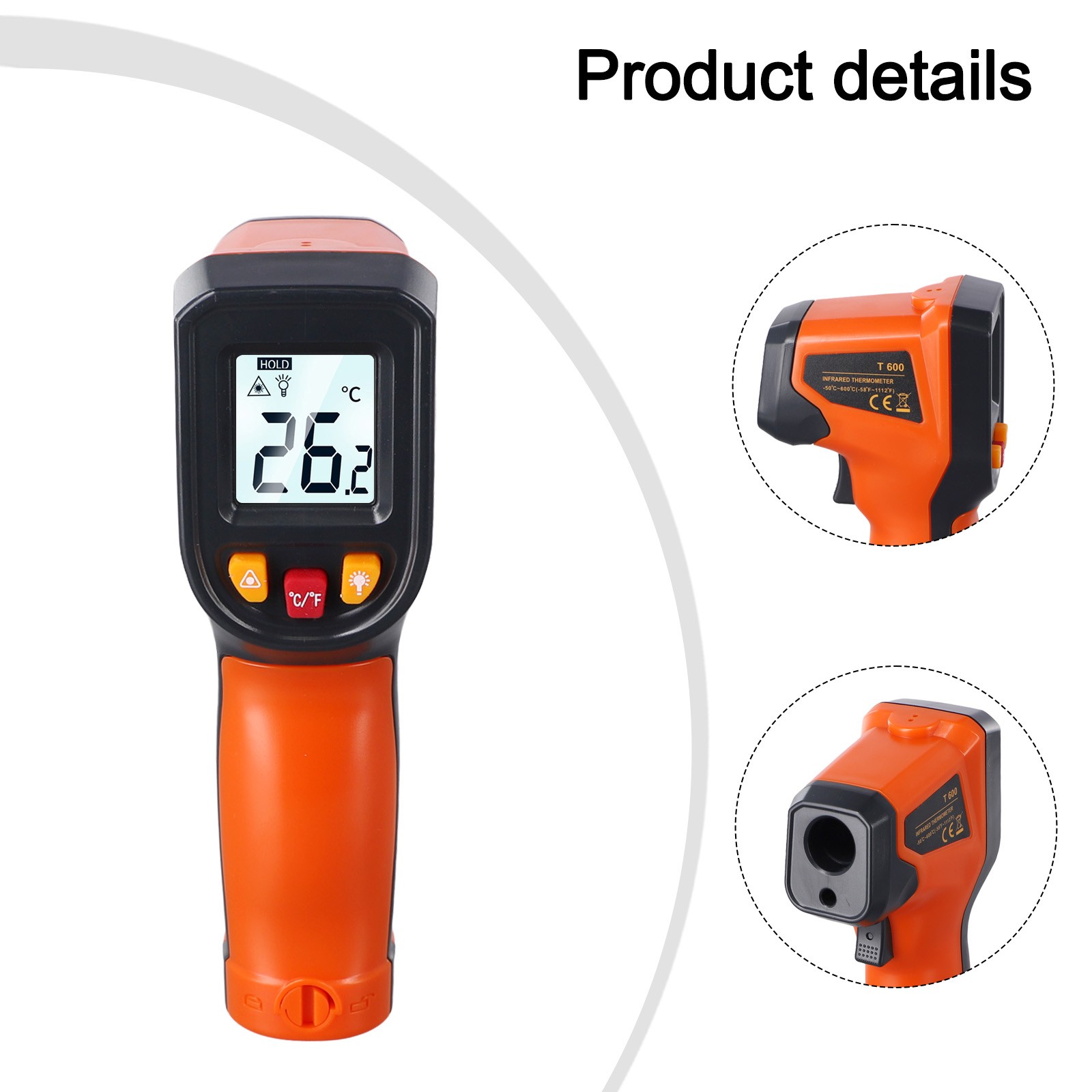 Multifunktionales Infrarot Thermometer zur präzisen Temperaturüberwachung - Bild 14 von 24