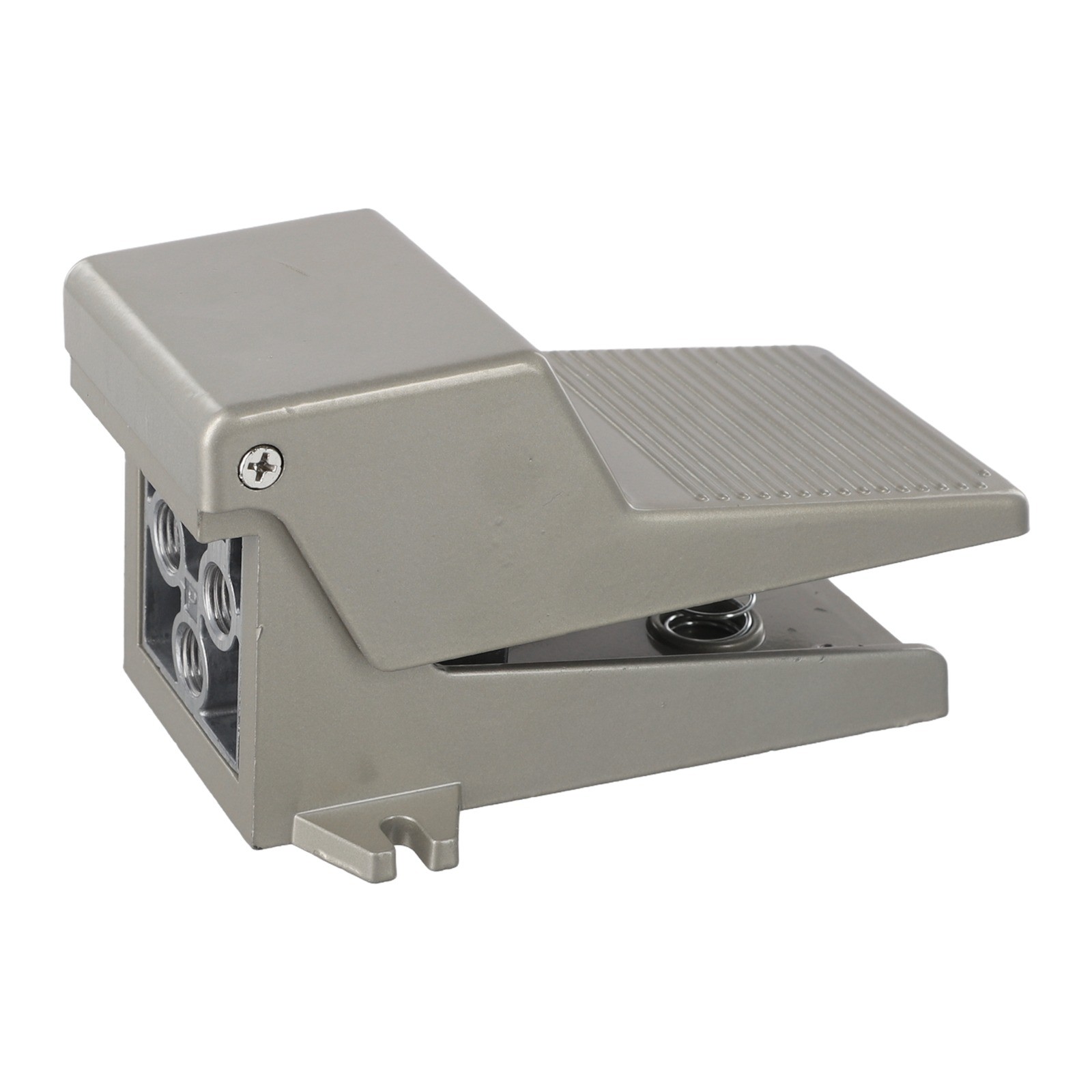 Silver Momentary Switch Compact mode Compact Size Hands-Free Operation Metal