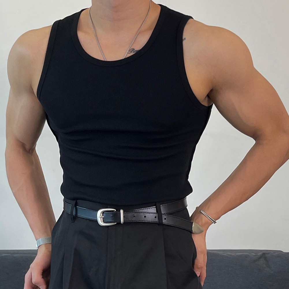 Casual Mens Sleeveless Tank Top for Bodybuilding and Leisure Activities - Picture 19 of 22