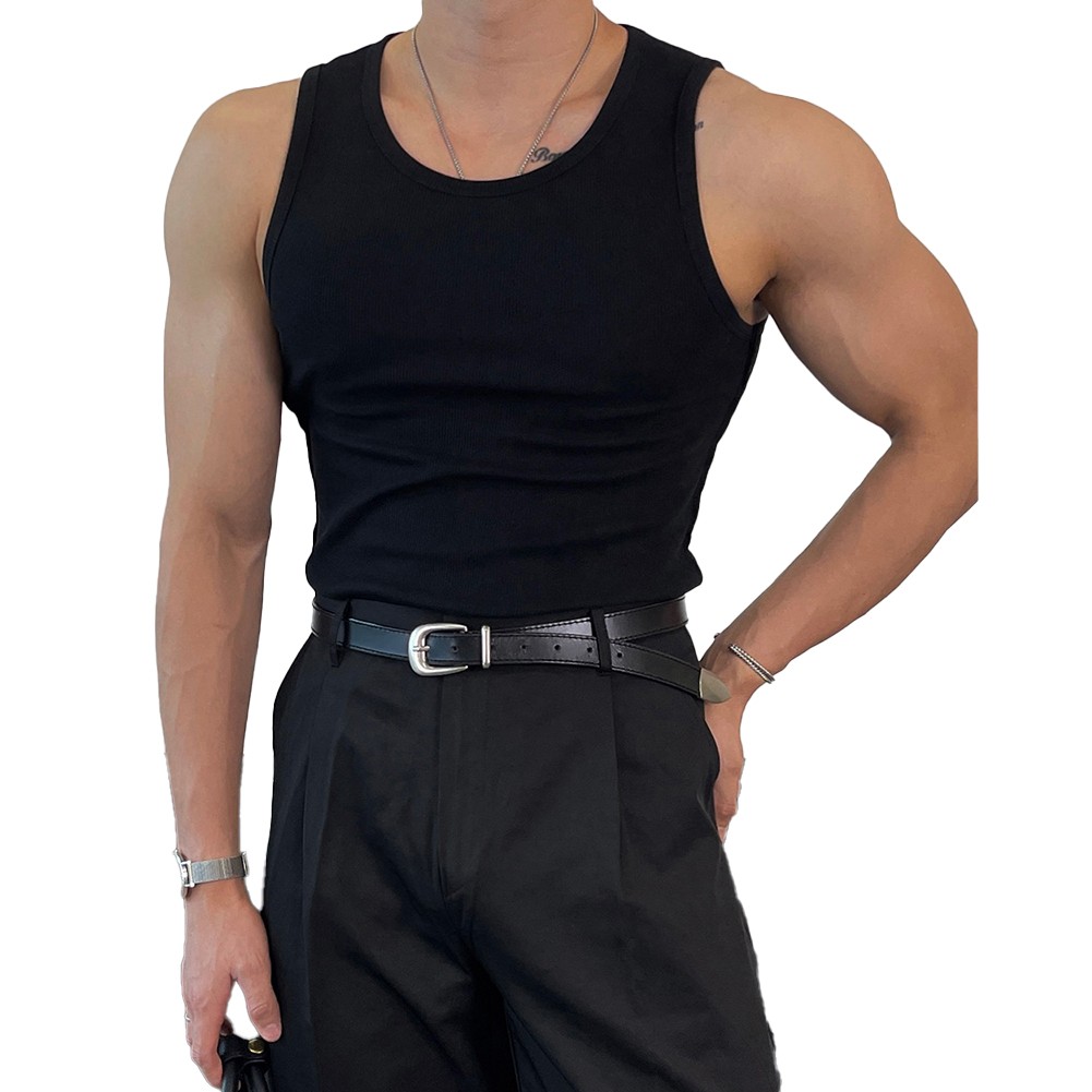 Casual Mens Sleeveless Tank Top for Bodybuilding and Leisure Activities - Picture 20 of 22
