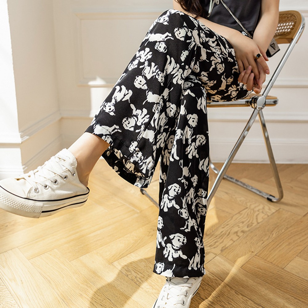 Trendige lockere Hose mit weitem Bein für Damen mit leuchtendem Sommer Batik Mu - Bild 30 von 32