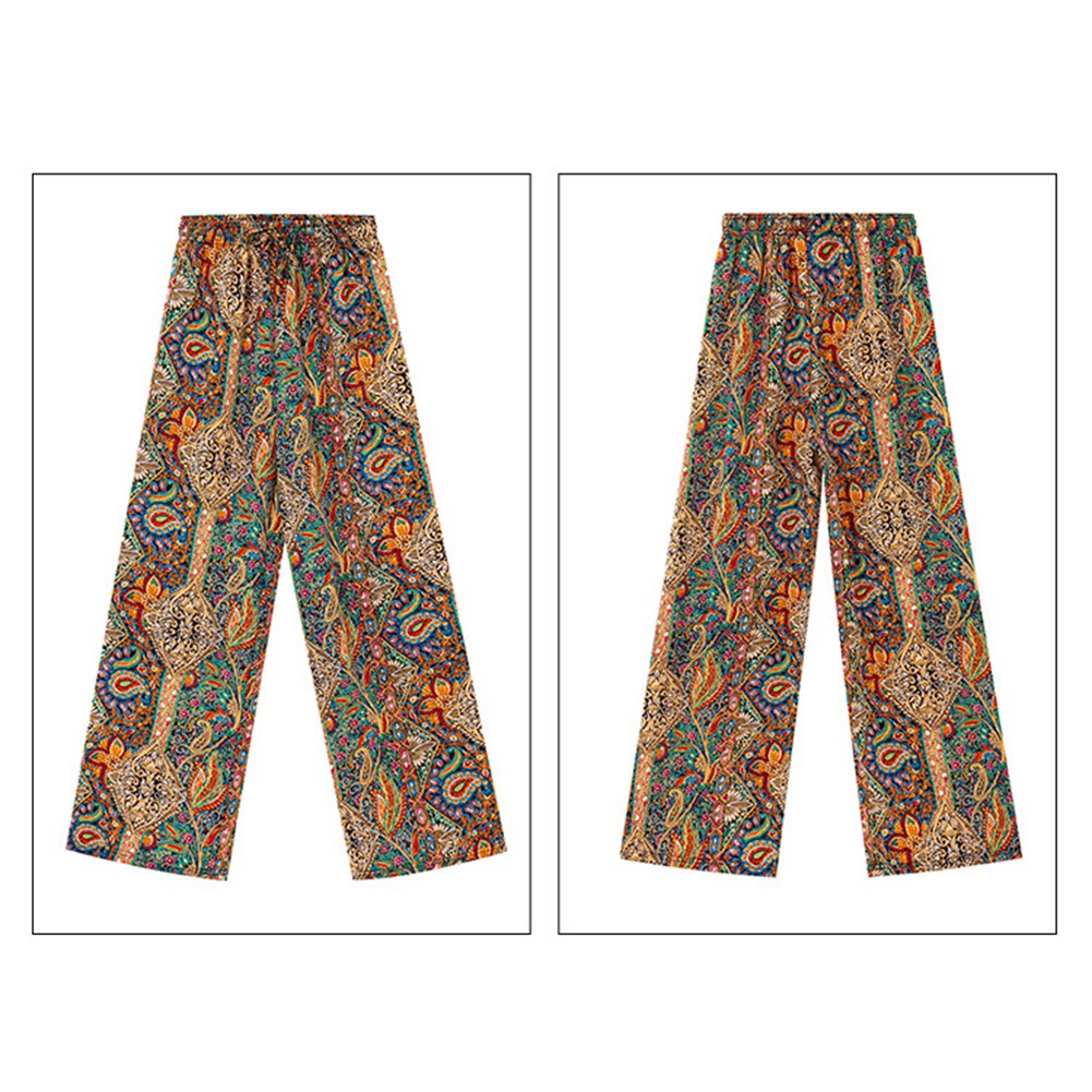 Trendige lockere Hose mit weitem Bein für Damen mit leuchtendem Sommer Batik Mu - Bild 22 von 32