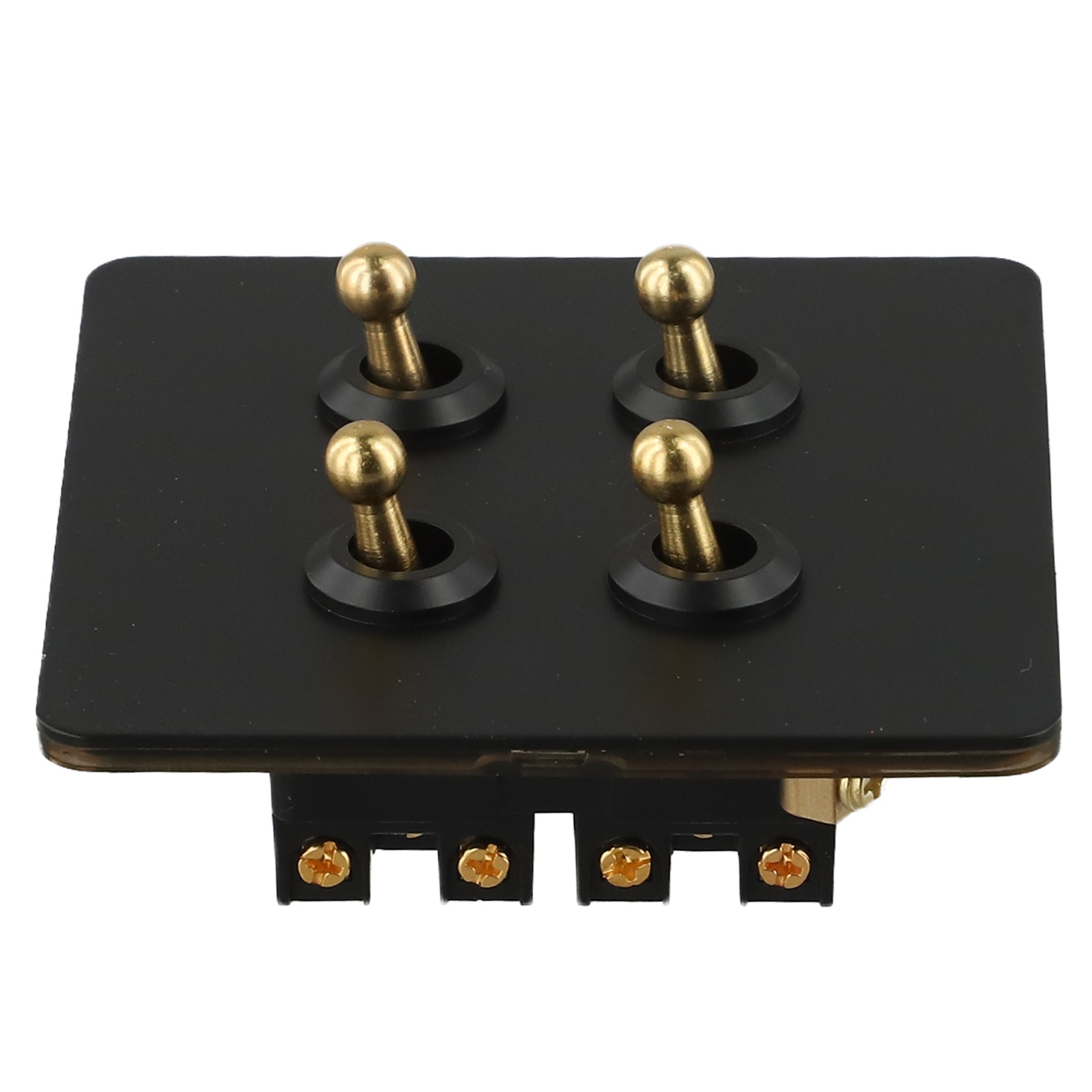 Interruptor de luz de palanca de latón de 86 mm de diseño innovador con panel metálico - Imagen 63 de 63