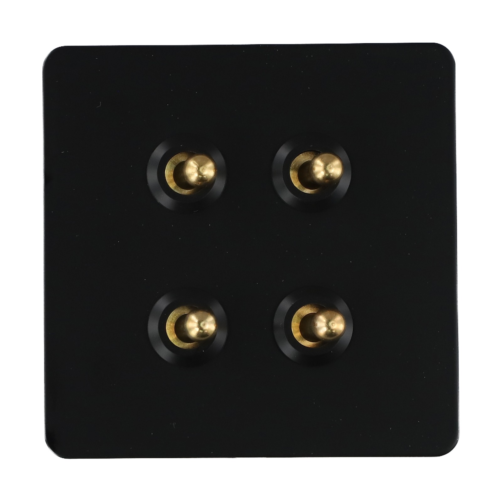 Interruptor de luz de palanca de latón de 86 mm de diseño innovador con panel metálico - Imagen 60 de 63