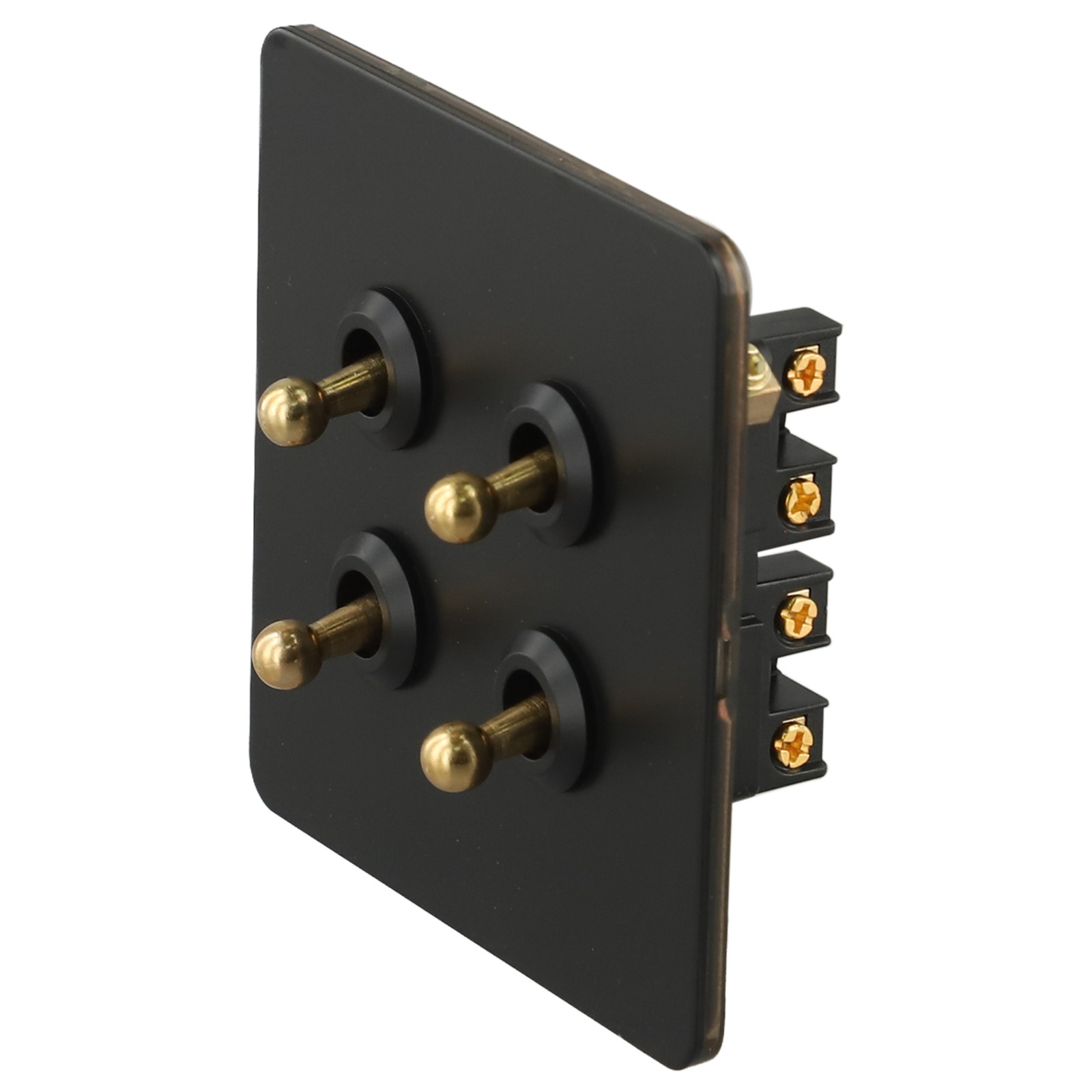 Interruptor de luz de palanca de latón de 86 mm de diseño innovador con panel metálico - Imagen 58 de 63