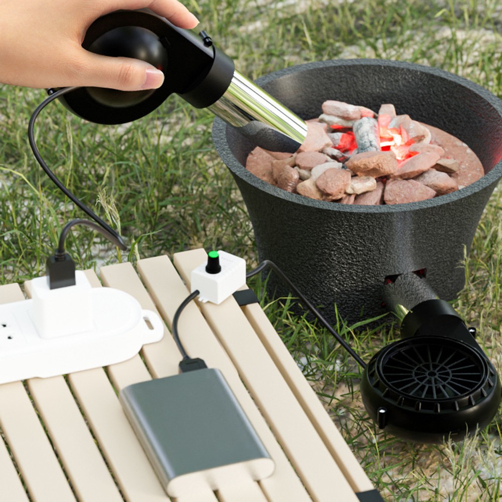 Einstellbare Geschwindigkeit USB BBQ Gebläse Leichter Ventilator für Camping u - Picture 34 of 36