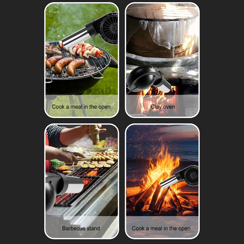 Einstellbare Geschwindigkeit USB BBQ Gebläse Leichter Ventilator für Camping u - Picture 23 of 36