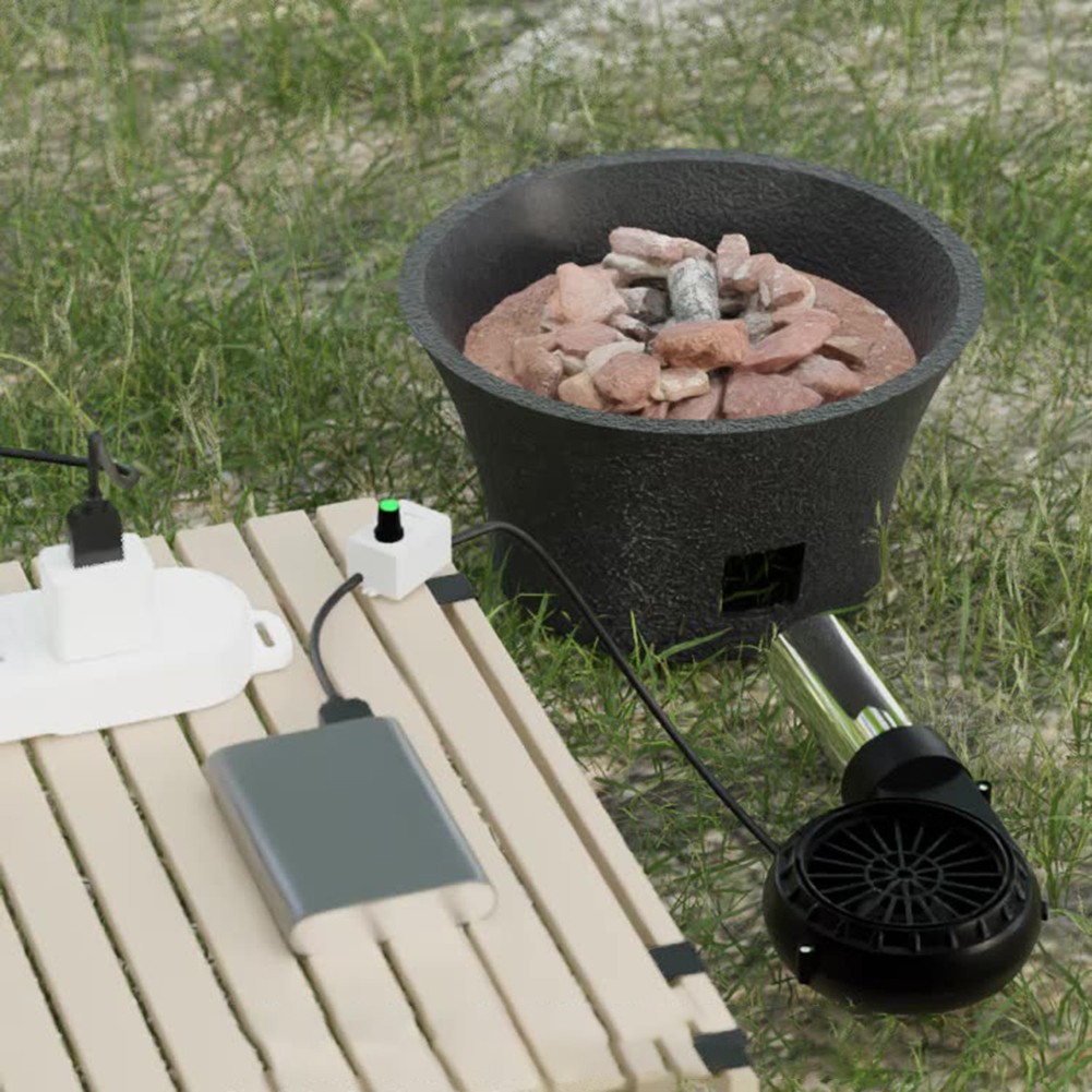 Einstellbare Geschwindigkeit USB BBQ Gebläse Leichter Ventilator für Camping u - Picture 32 of 36
