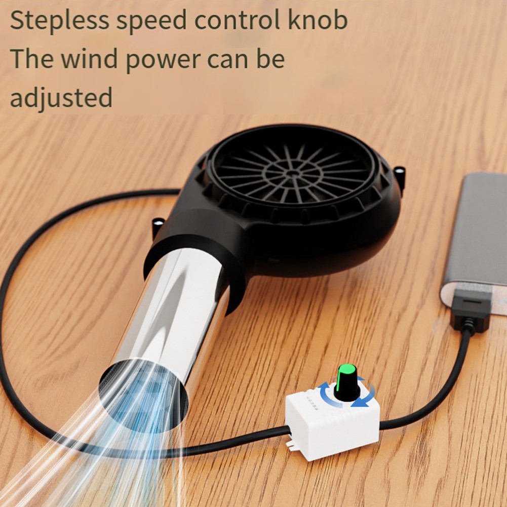 Einstellbare Geschwindigkeit USB BBQ Gebläse Leichter Ventilator für Camping u - Picture 31 of 36