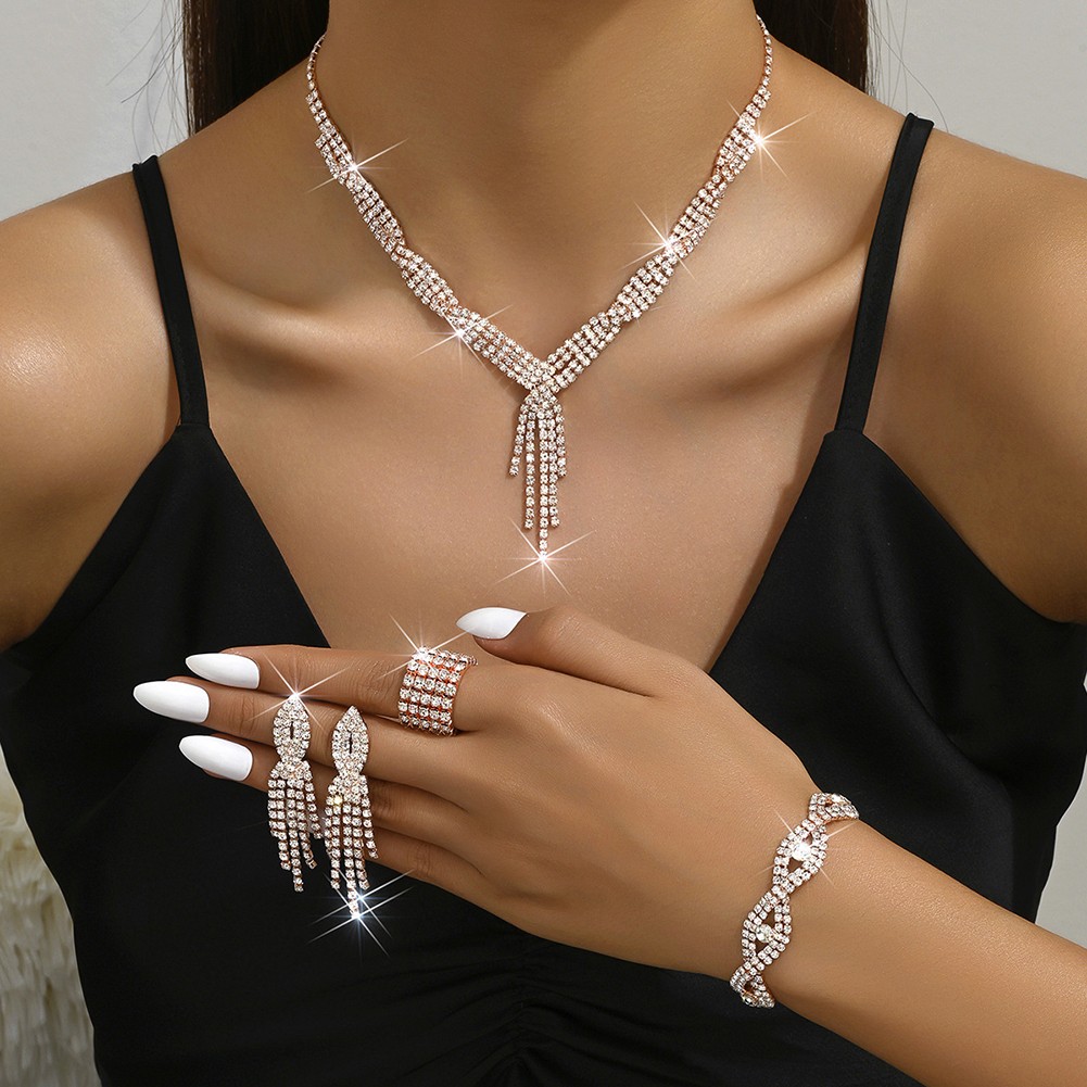 Wearable Art Unique Design Woman's Silver Jewelry Necklaces & Earrings - Picture 20 of 22