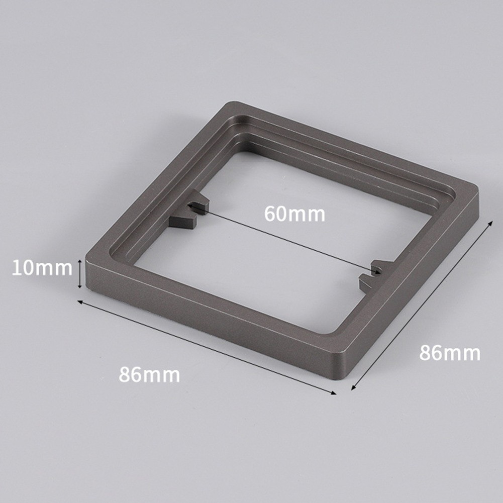 2pcs Square Socket Spacer 10MM for Single Gang Frame Plate with Screws - Bild 16 von 18