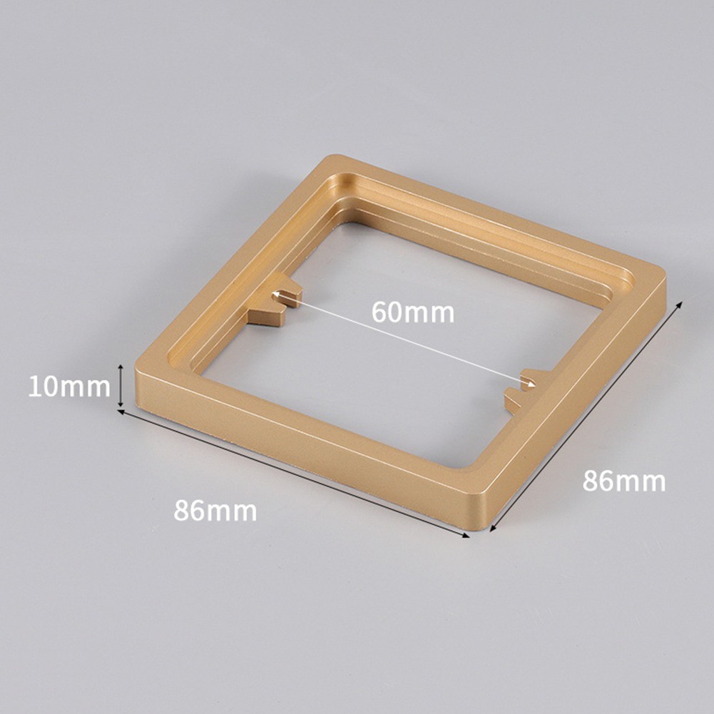 2pcs Square Socket Spacer 10MM for Single Gang Frame Plate with Screws - Bild 18 von 18