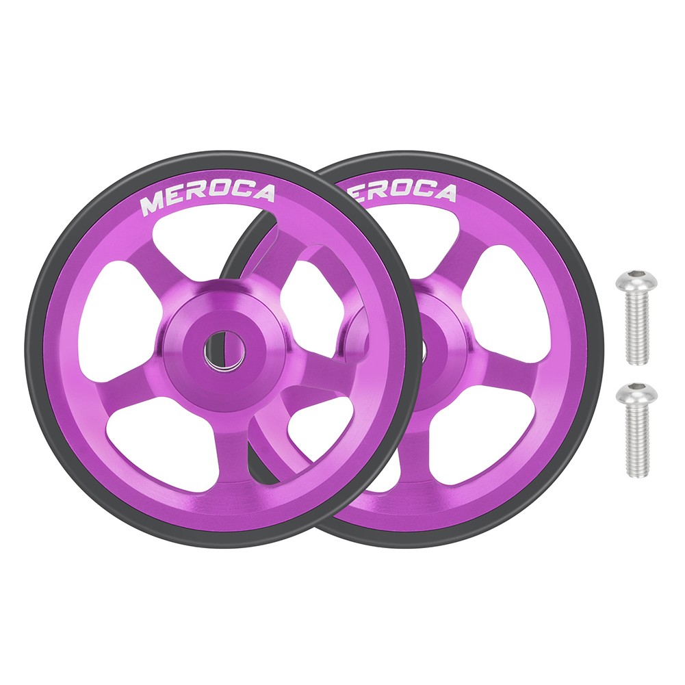 60mm Folding Bike Replacement Wheels for Brompton and For 3Sixty with Screws - Picture 35 of 35