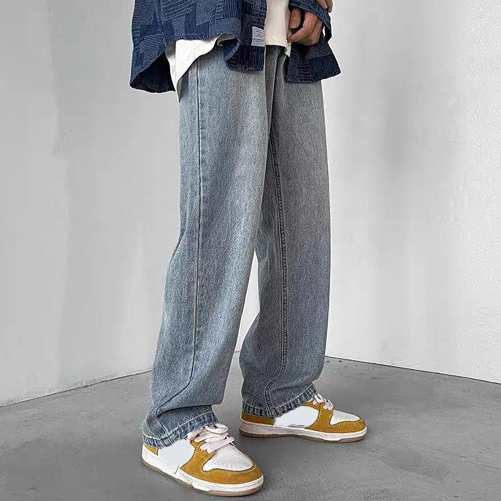 Bequeme einfarbige Herrenjeans im Drape Style für alle Jahreszeiten - Bild 15 von 48