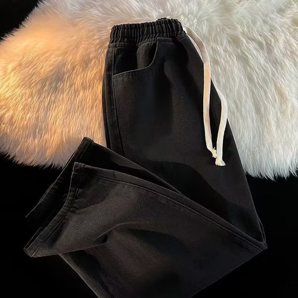 Stylish Mens Jeans with Elastic Waist and Loose Fit for Casual Outings - Picture 11 of 13