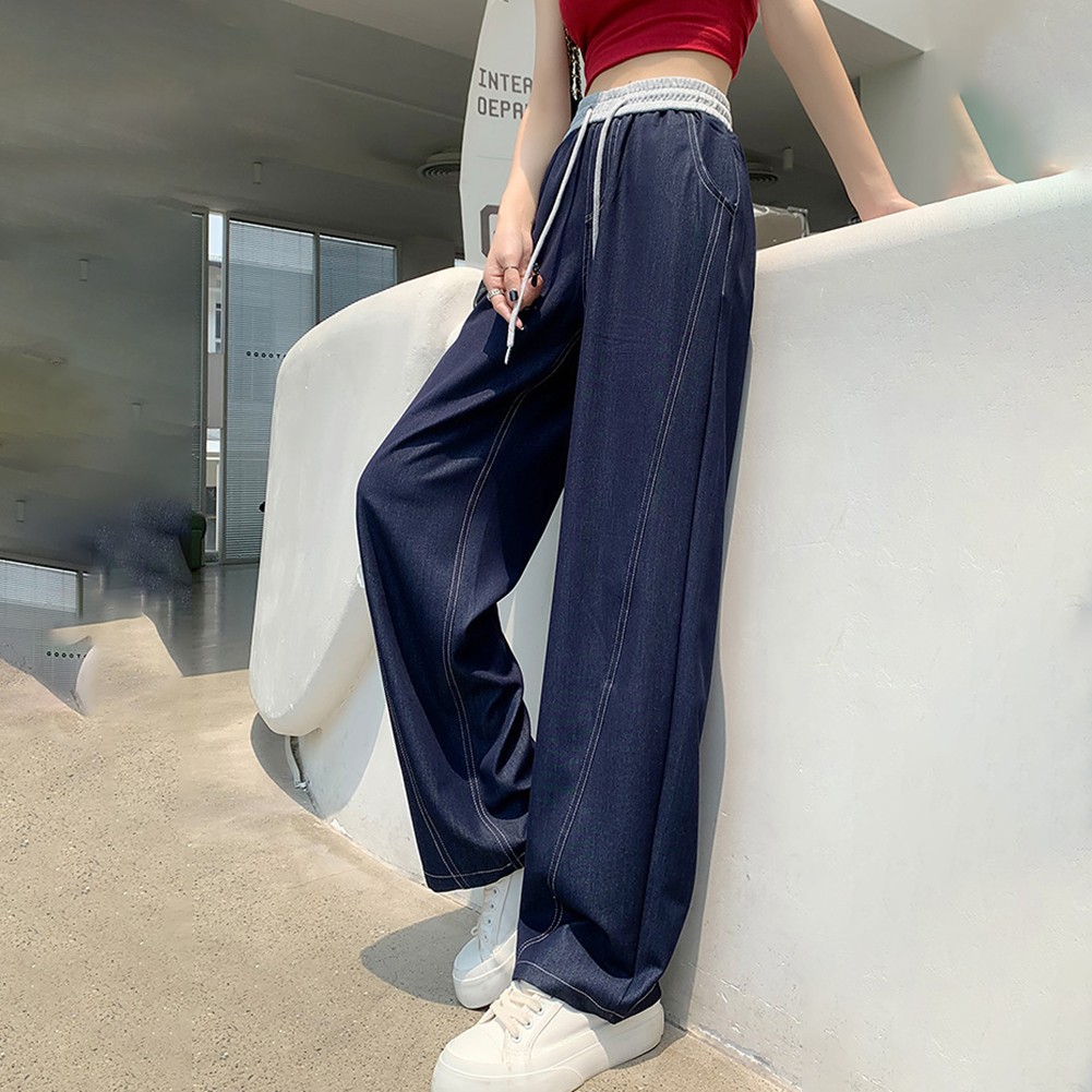 Gerade geschnittene Damen Hose aus bequemem Stoff mit hoher Taille - Bild 19 von 47