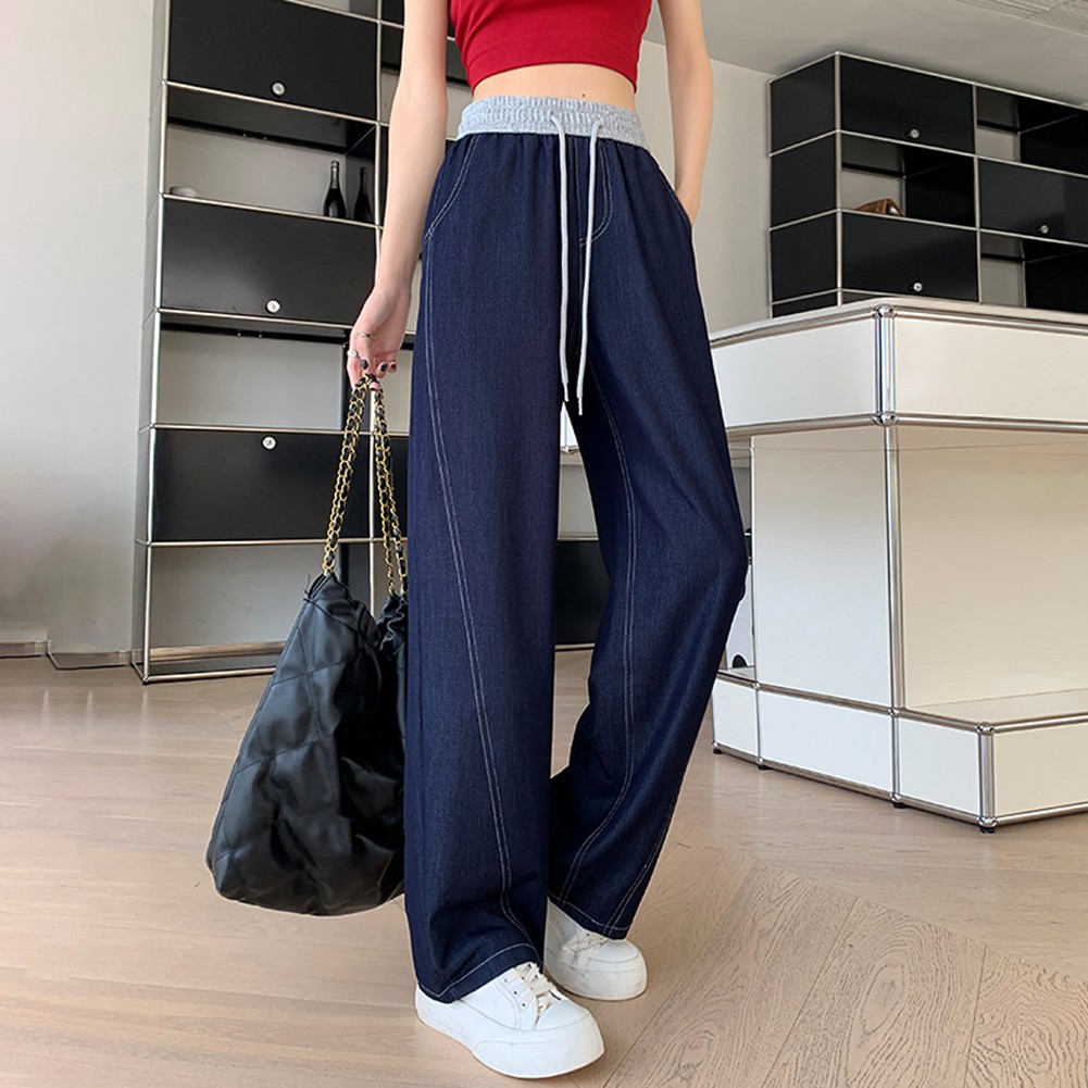 Gerade geschnittene Damen Hose aus bequemem Stoff mit hoher Taille - Bild 18 von 47