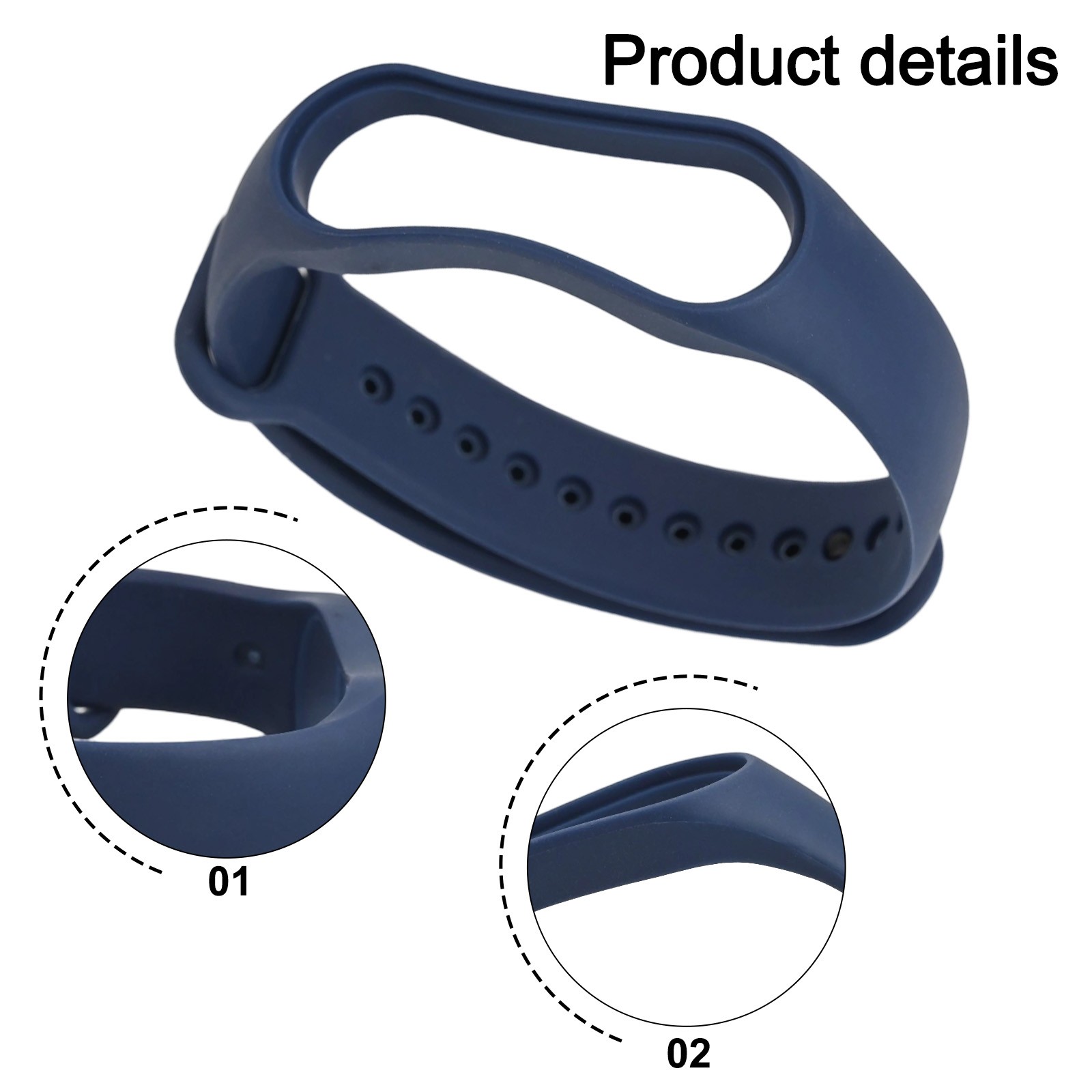 Wygodna i stylowa bransoletka do Mi Band 5/6 ulepsz swój smartwatch - Zdjęcie 33 z 35