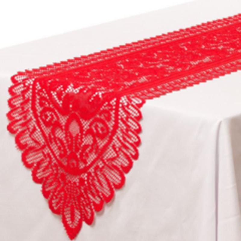 Functional Table Flag in Bright Colors of Red Green White Size 33x180cm - Picture 18 of 22