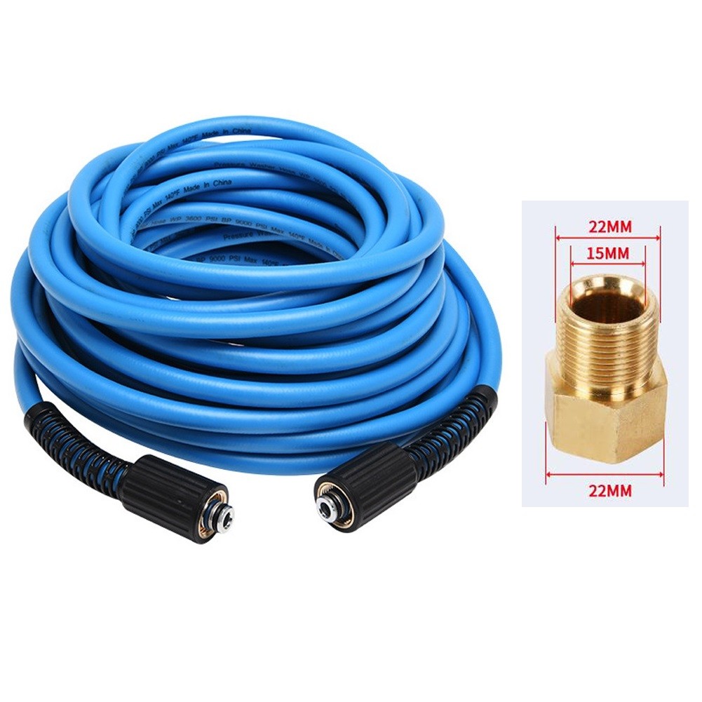 For M22 High Pressure Washer Hose 3600 PSI for Easy Handling and Storage