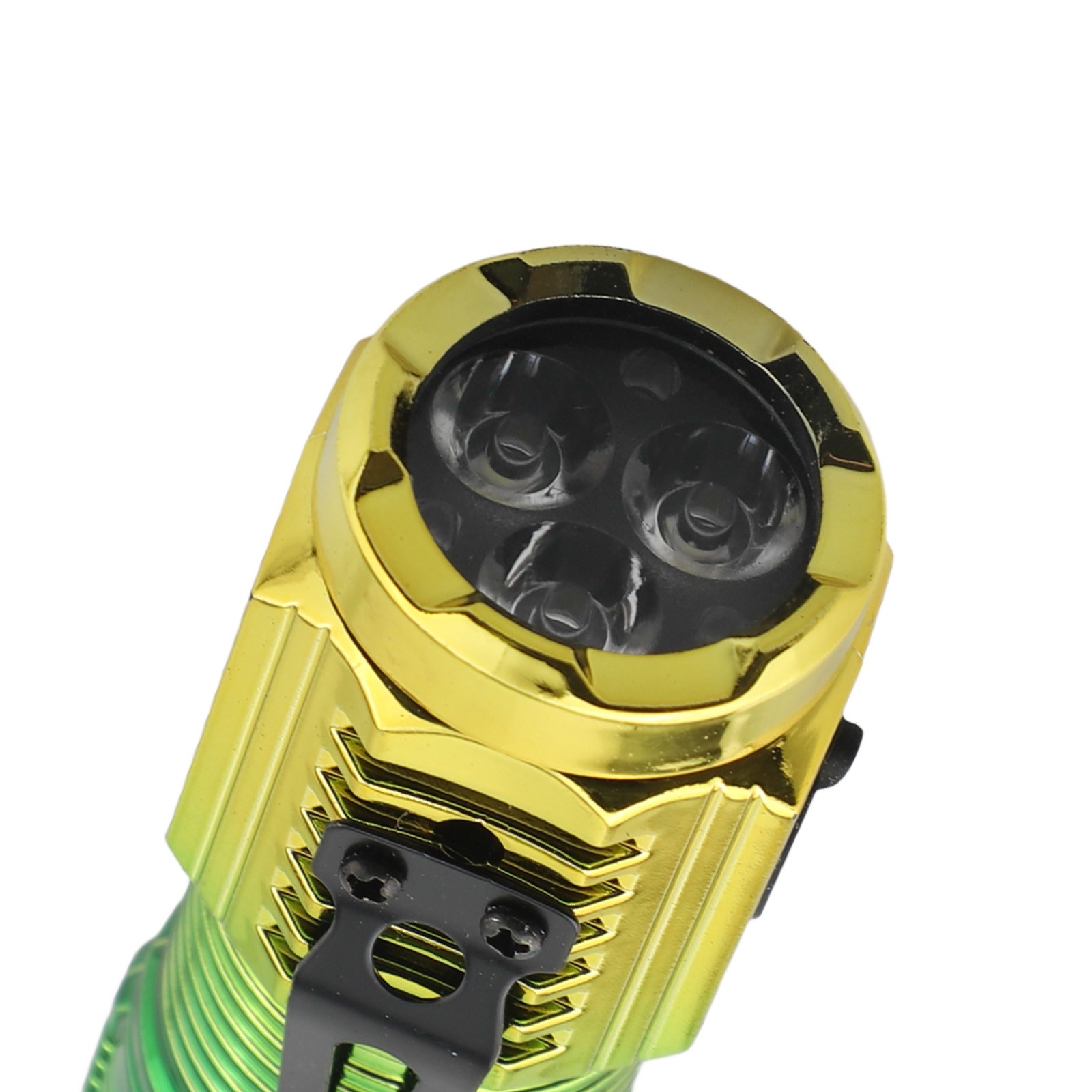 Kompakte und tragbare dreiäugige Taschenlampe für Outdoor Reisen superhelles Licht - Bild 29 von 31