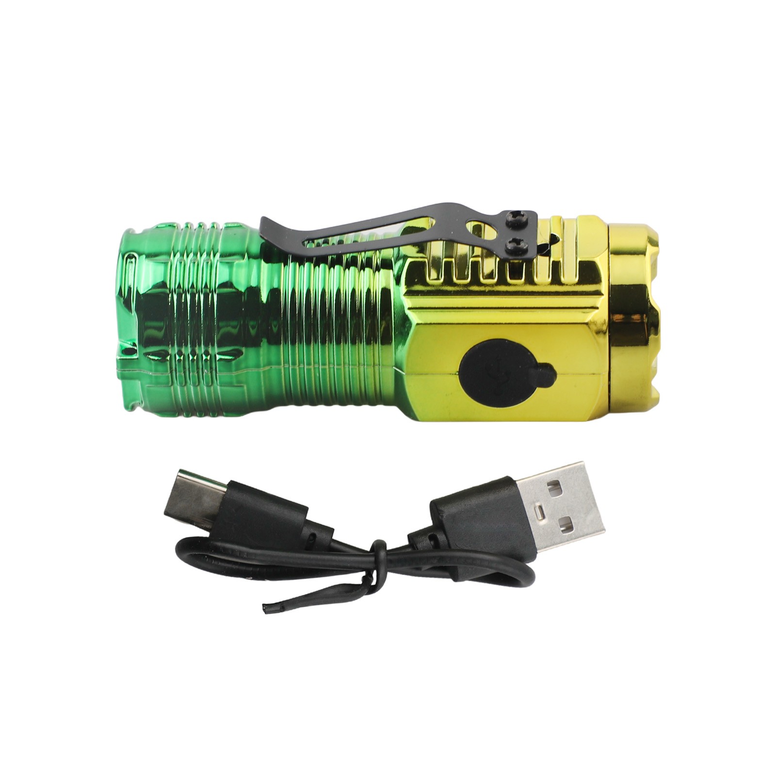 Kompakte und tragbare dreiäugige Taschenlampe für Outdoor Reisen superhelles Licht - Bild 27 von 31