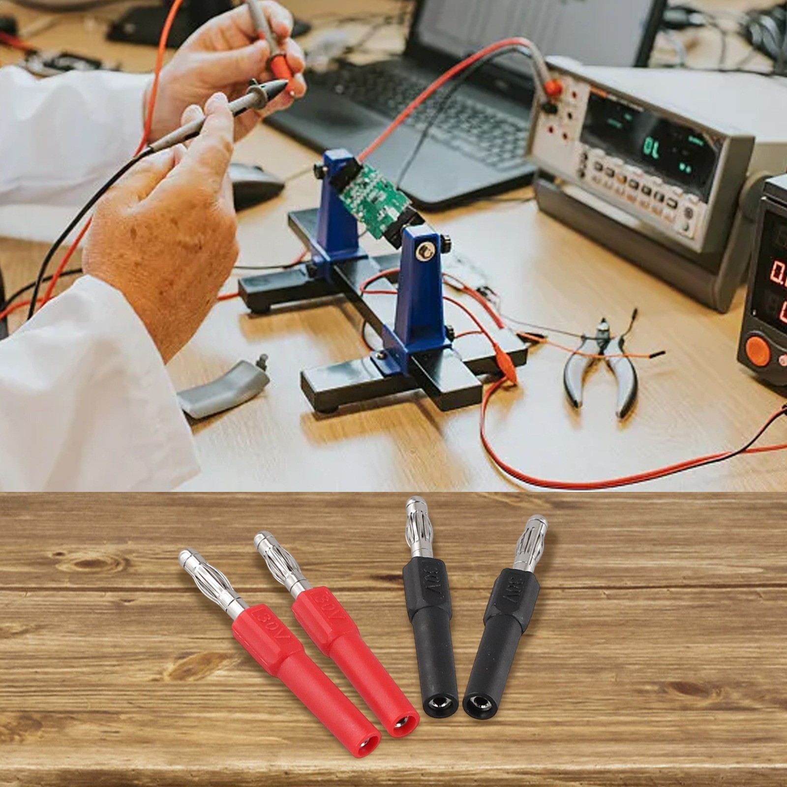 test probes connector adapter suitable for a wide range of applications