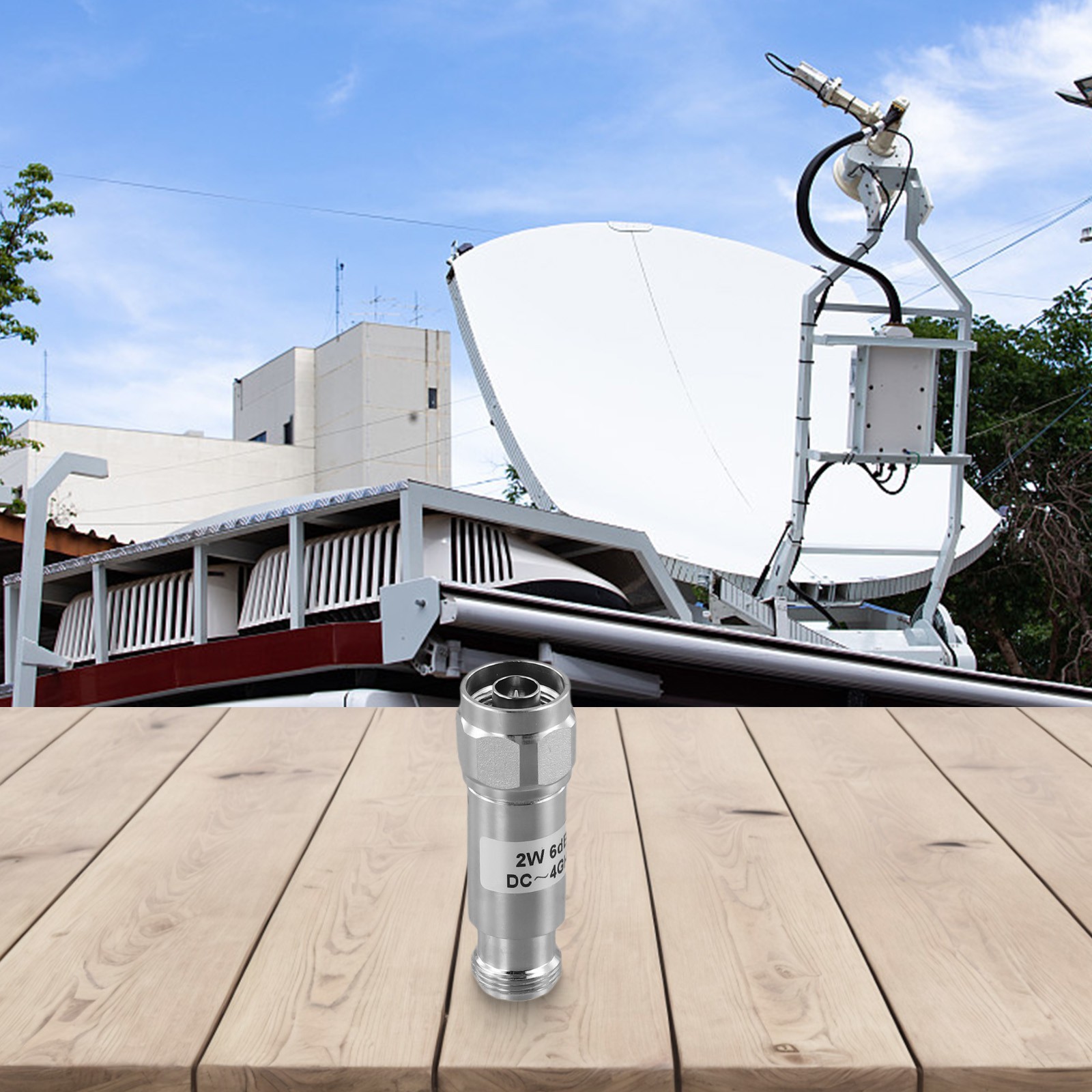Attenuatore Fisso Affidabile Segnale RF 2W Tipo N per DC a 4GHz - Foto 20 di 52