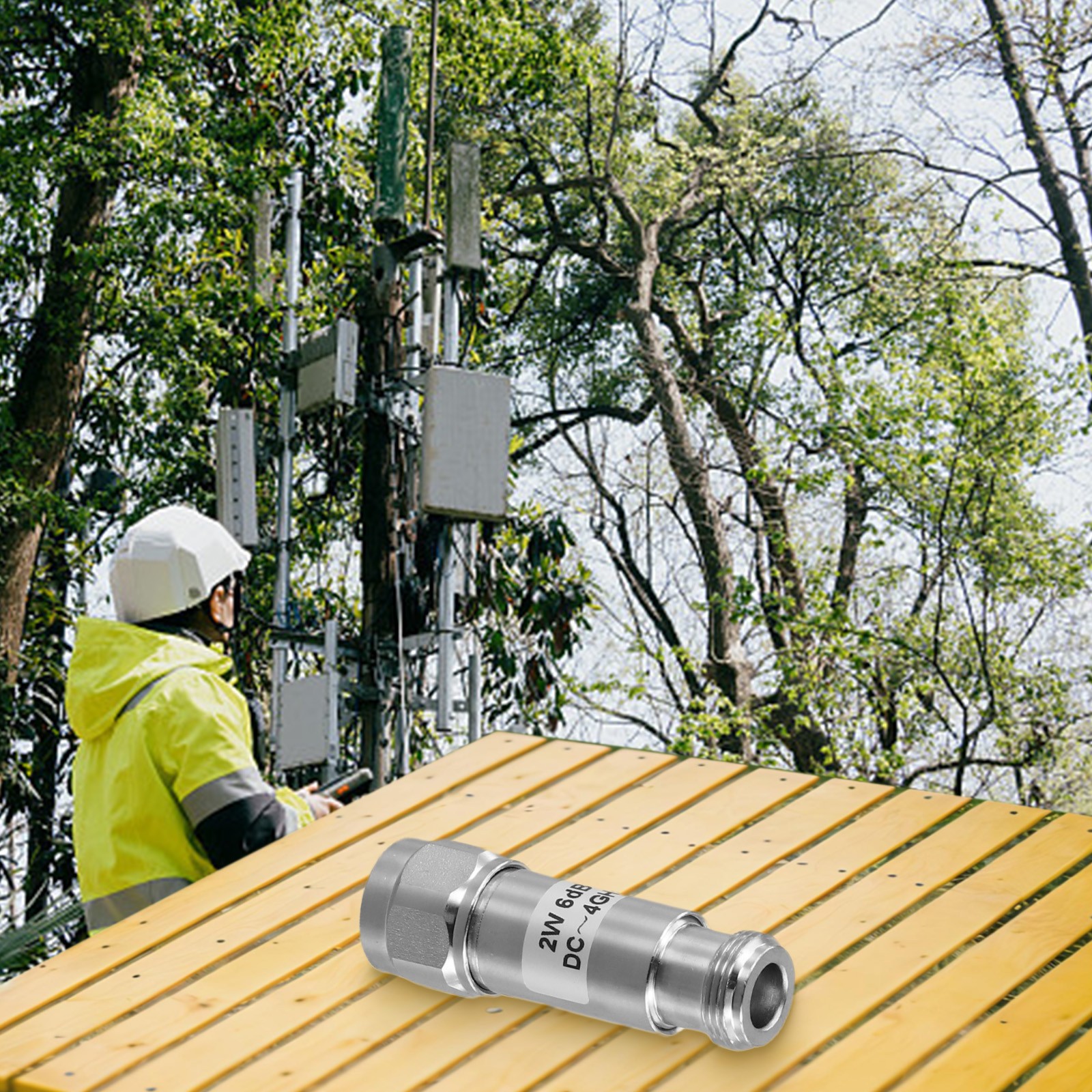 Attenuatore Fisso Affidabile Segnale RF 2W Tipo N per DC a 4GHz - Foto 21 di 52