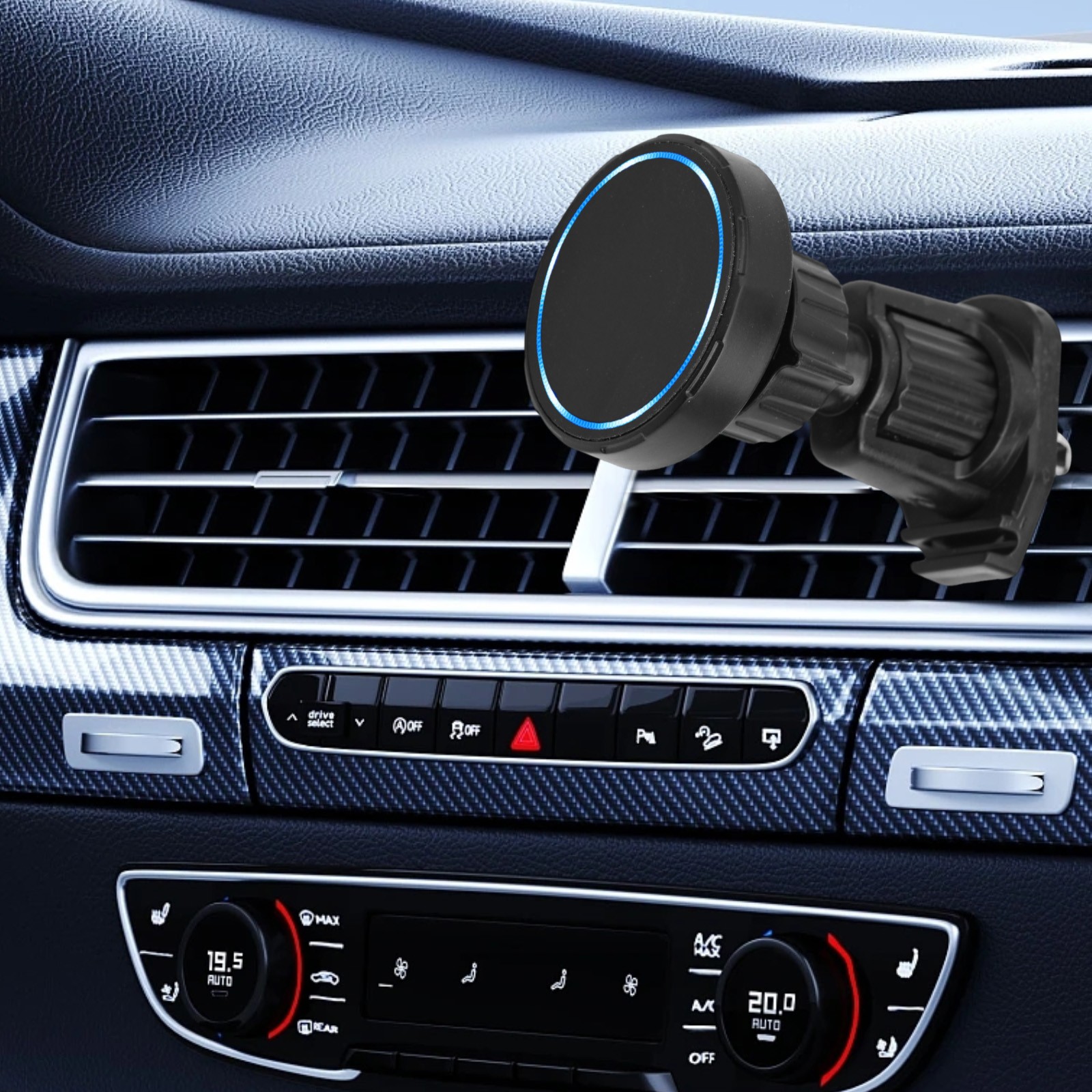 Support Téléphone Voiture Magnétique pour OOONO N°2 Design Compact et Léger - Photo 13 sur 25