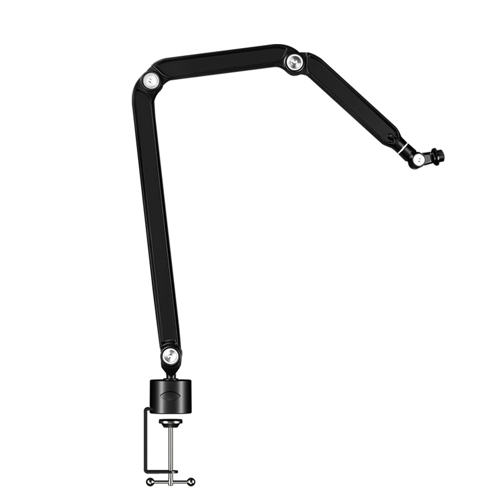 Flexible Metal Microphone Stand with Clamp and Integrated Cable Channel