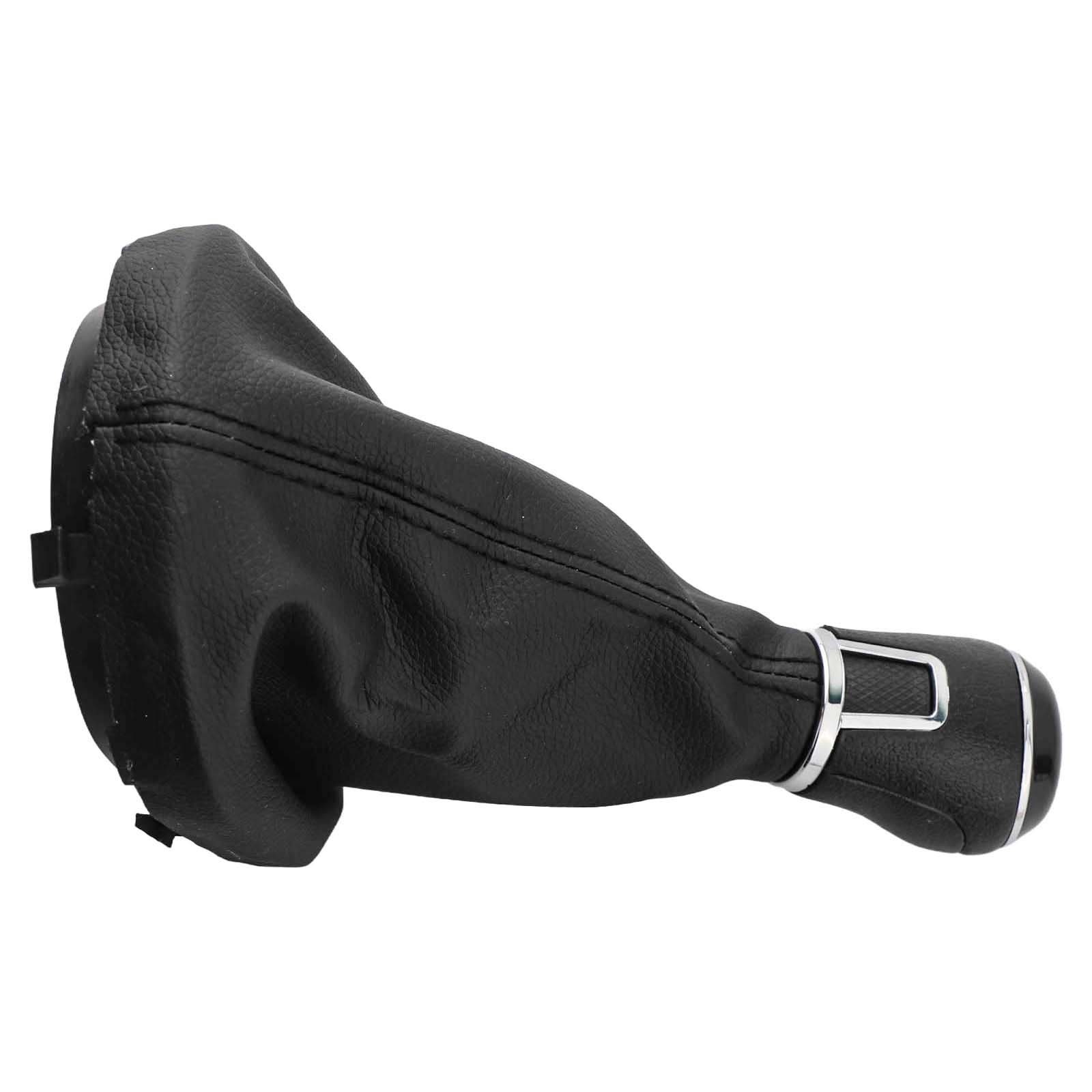 For Touran Compatible Black Shift Knob with Leather Boot for Manual 6 Speed - Picture 43 of 48