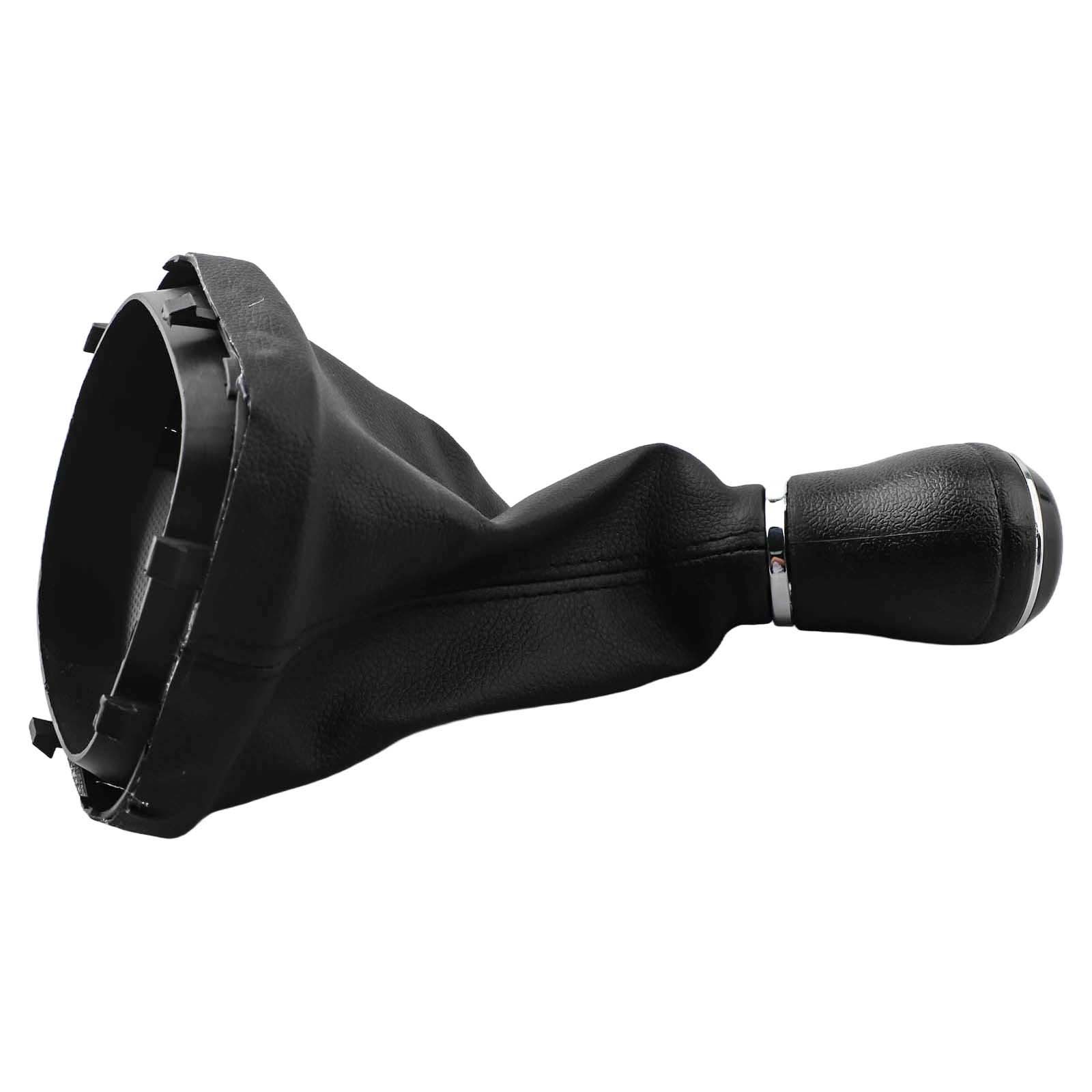 For Touran Compatible Black Shift Knob with Leather Boot for Manual 6 Speed - Picture 40 of 48