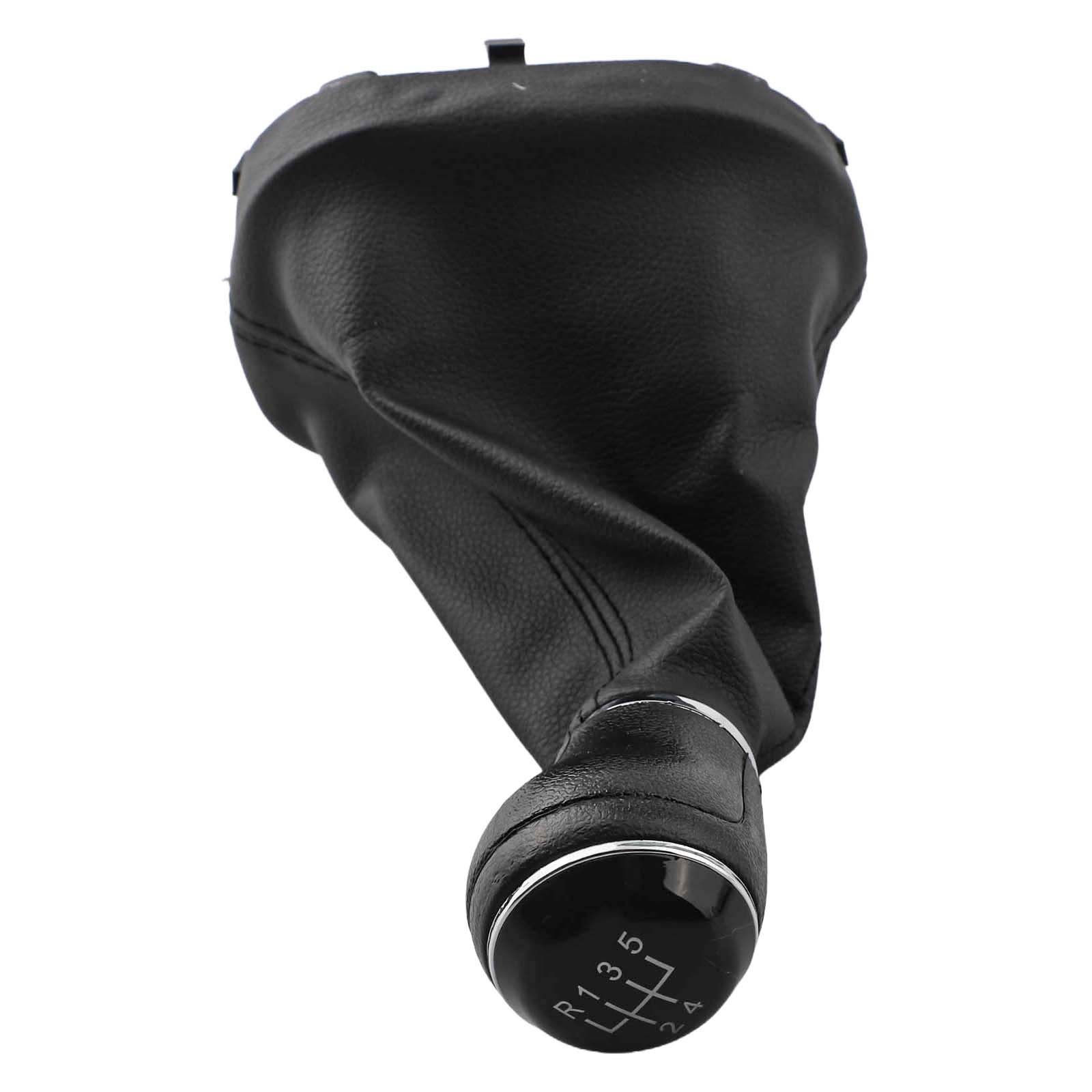 For Touran Compatible Black Shift Knob with Leather Boot for Manual 6 Speed - Picture 45 of 48