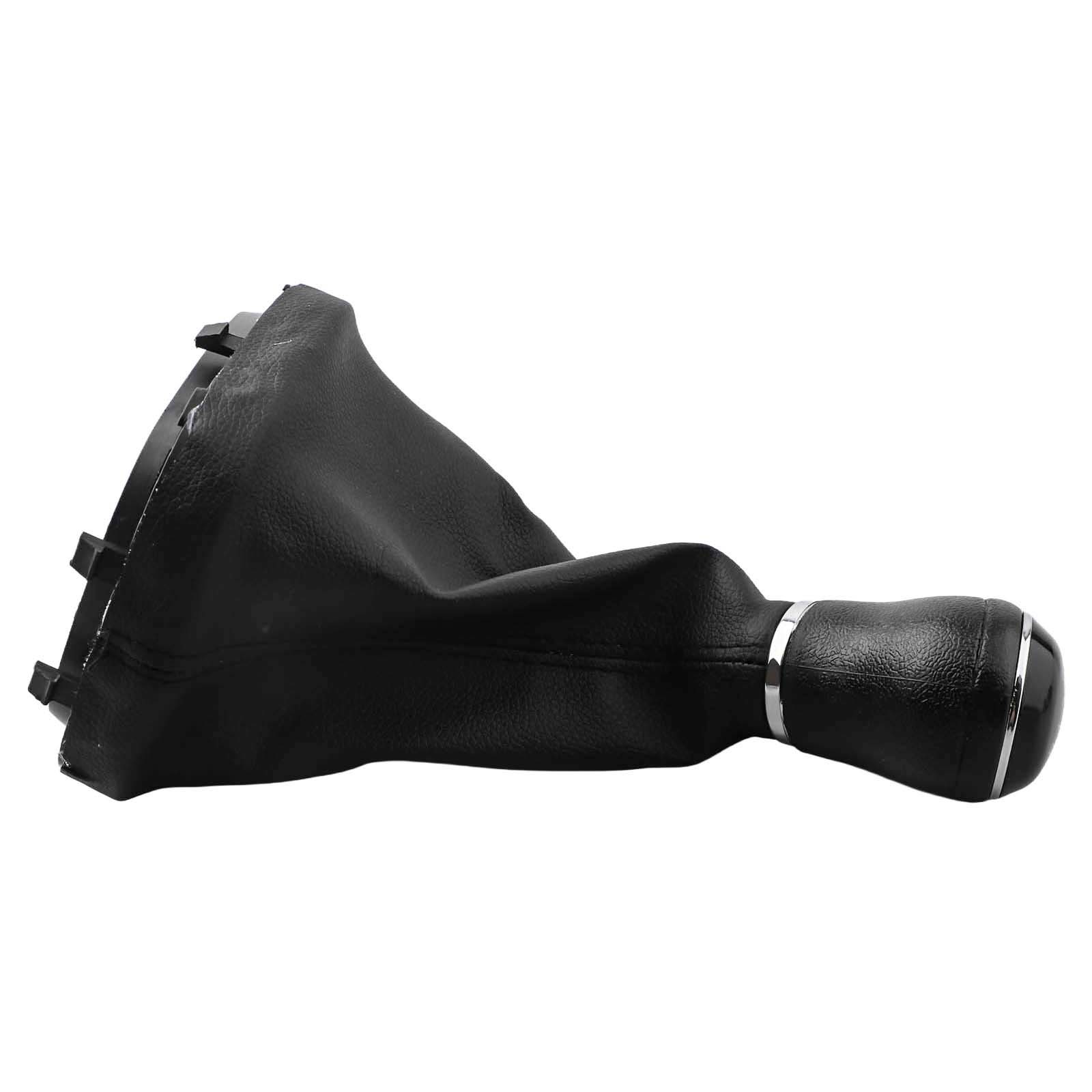 For Touran Compatible Black Shift Knob with Leather Boot for Manual 6 Speed - Picture 48 of 48