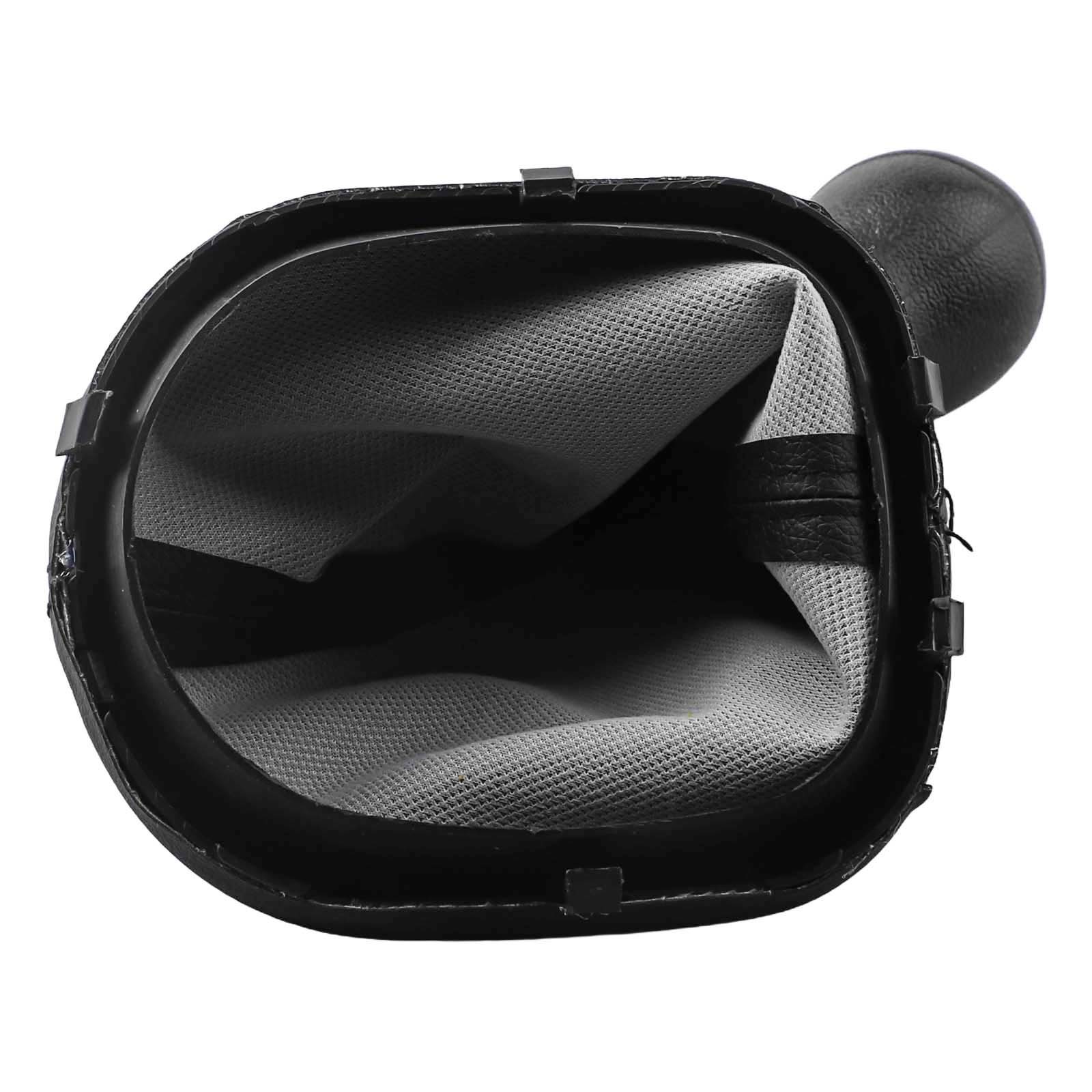 For Touran Compatible Black Shift Knob with Leather Boot for Manual 6 Speed - Picture 41 of 48