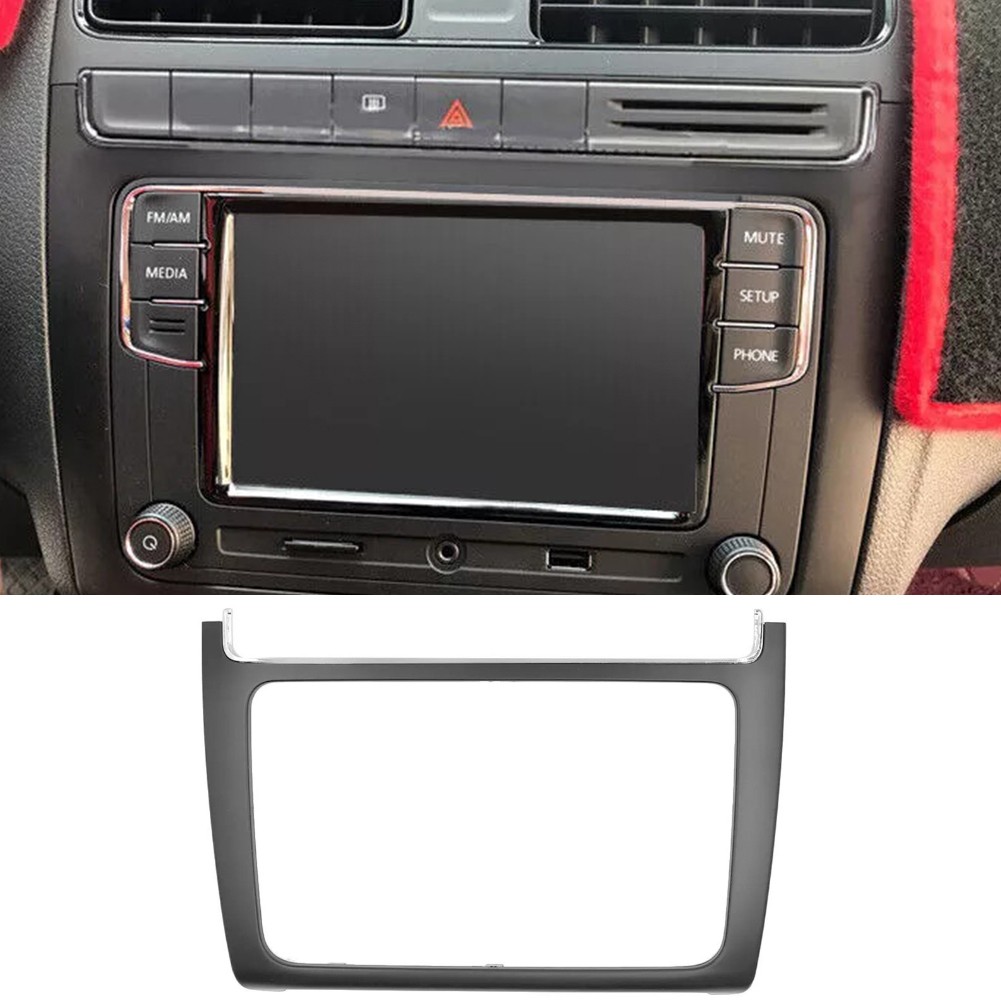Panel de marco central de tablero para MK5 2014 2017 compatible con radio estéreo de automóvil 2DIN - Imagen 23 de 46
