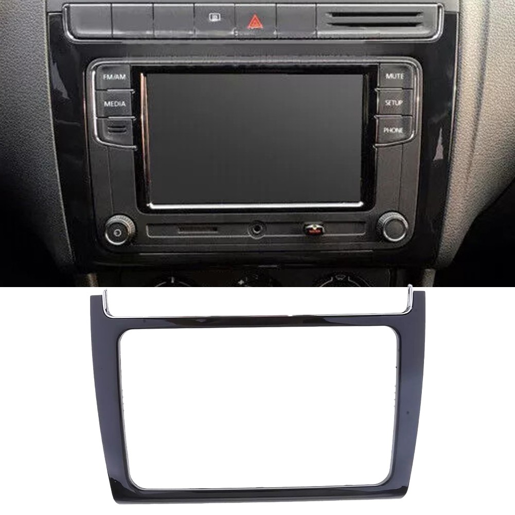 Panel de marco central de tablero para MK5 2014 2017 compatible con radio estéreo de automóvil 2DIN - Imagen 28 de 46