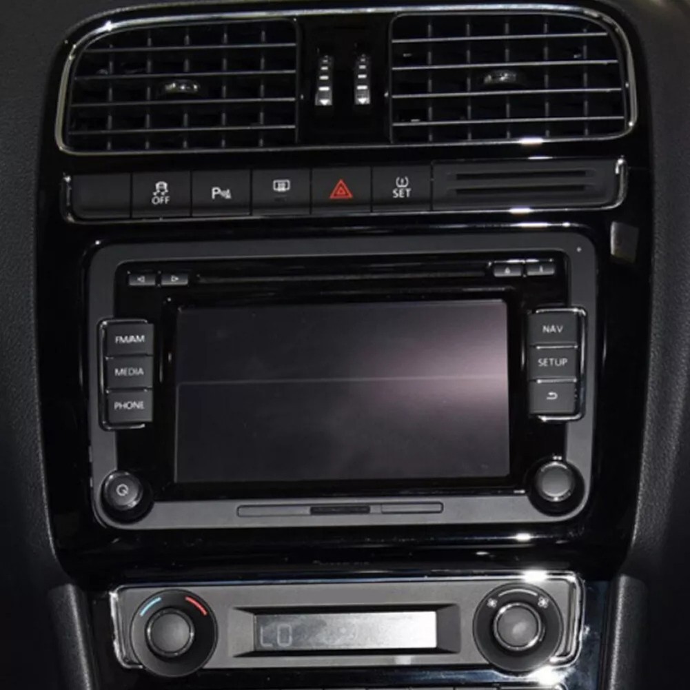 Panel de marco central de tablero para MK5 2014 2017 compatible con radio estéreo de automóvil 2DIN - Imagen 29 de 46