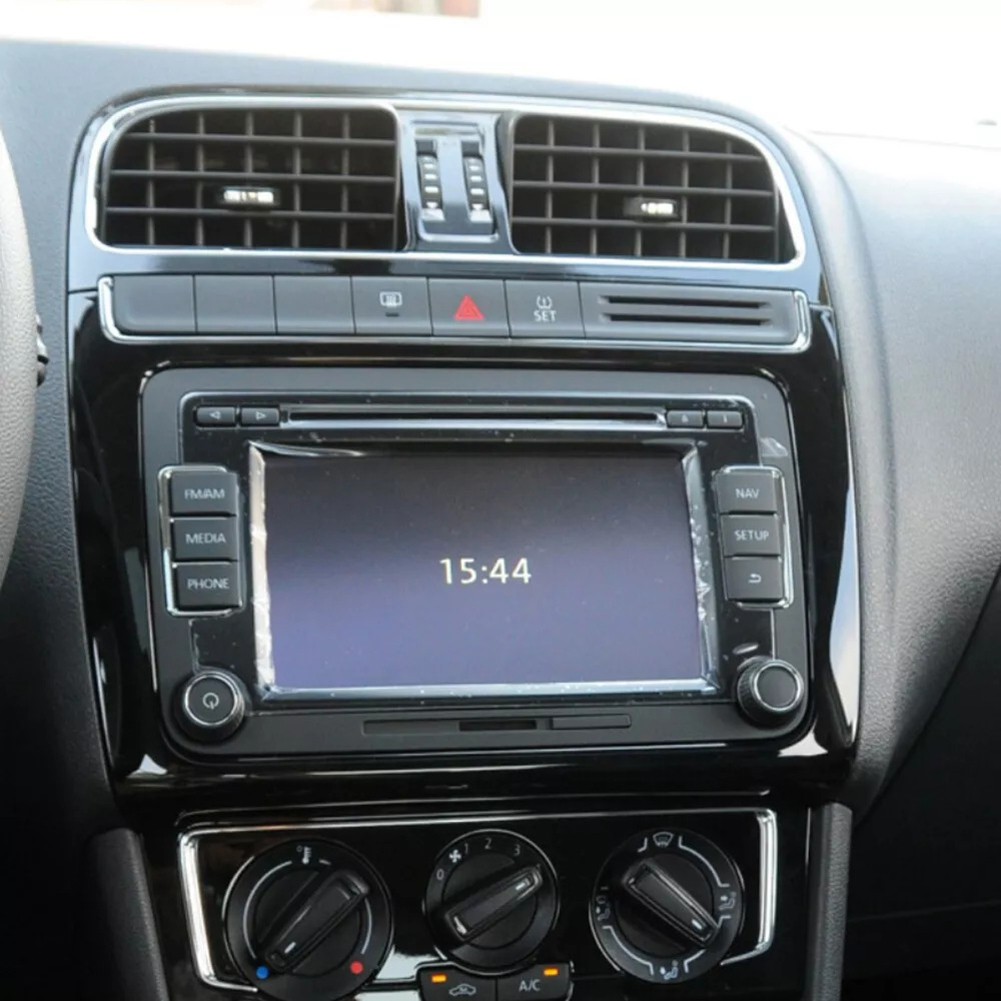 Panel de marco central de tablero para MK5 2014 2017 compatible con radio estéreo de automóvil 2DIN - Imagen 36 de 46