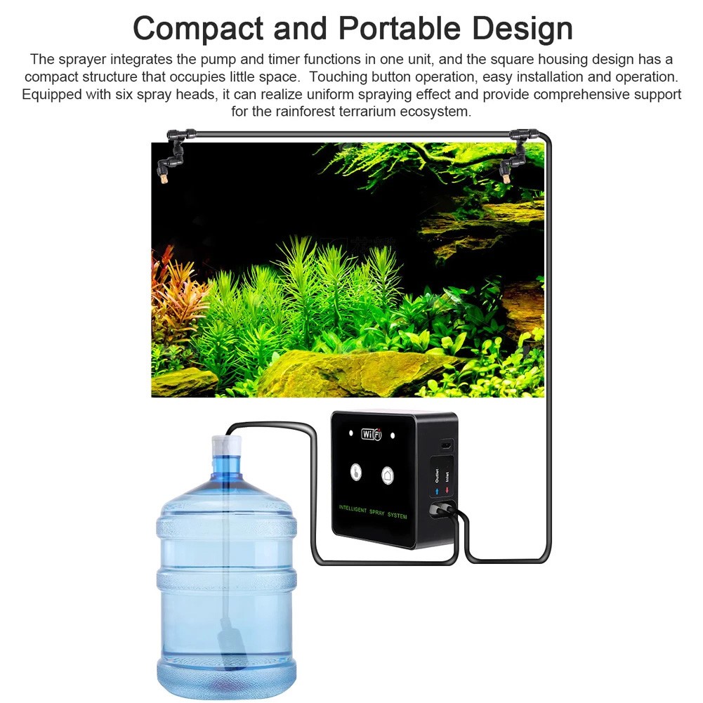 Sophisticated Terrarium Sprayer with Integrated Remote Control Options - Picture 24 of 26