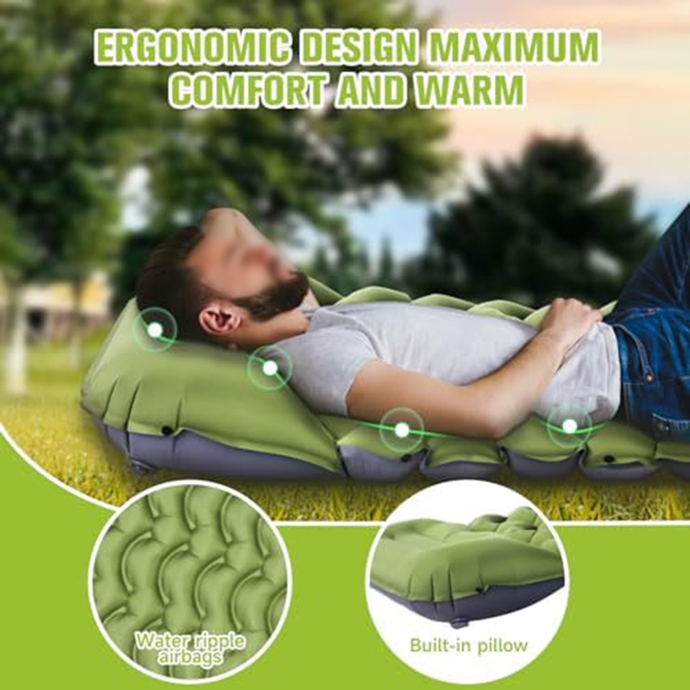 Convenient Portable Sleeping Pad Ideal for Friends and Couples Outdoors - Picture 23 of 30
