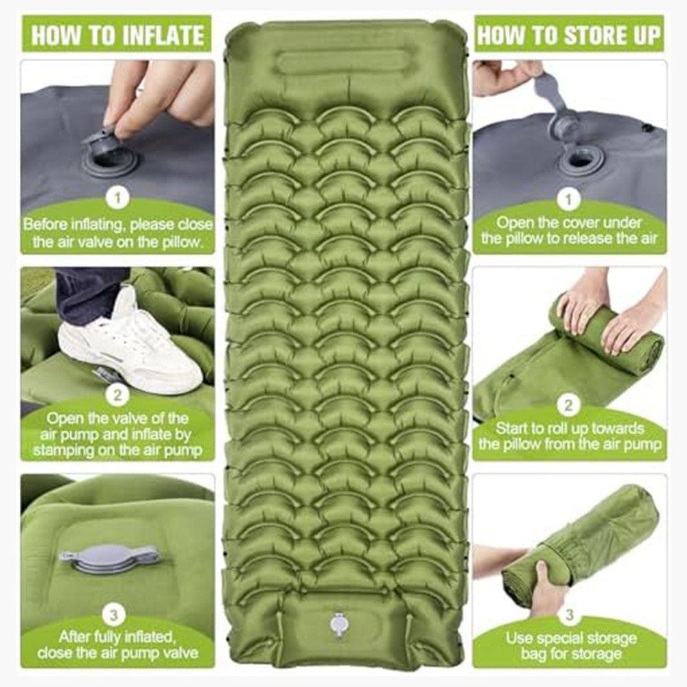 Convenient Portable Sleeping Pad Ideal for Friends and Couples Outdoors - Picture 28 of 30