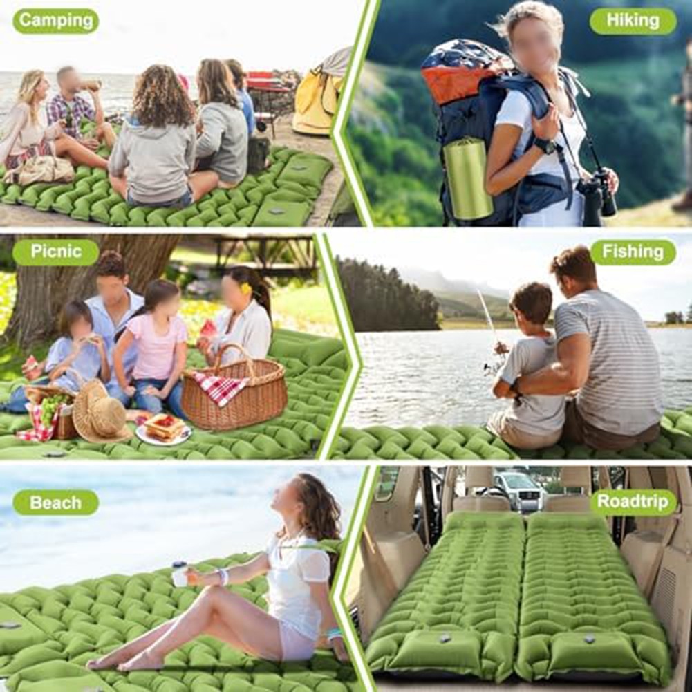Convenient Portable Sleeping Pad Ideal for Friends and Couples Outdoors - Picture 29 of 30